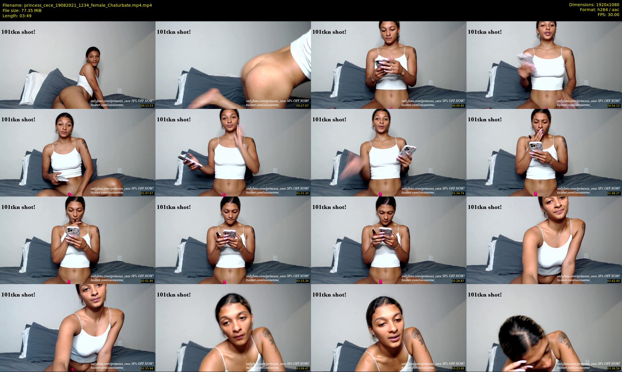 princess_cece — 4 minute Chaturbate female cam show recording, 1080p, Aug 19, 2021