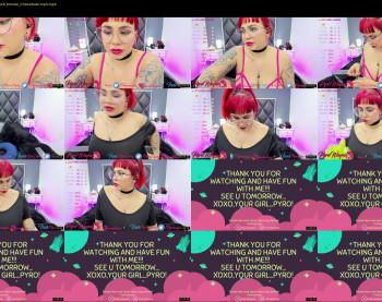 pyrowayne — 20 minute Chaturbate female cam show recording, 1080p, Aug 20, 2021