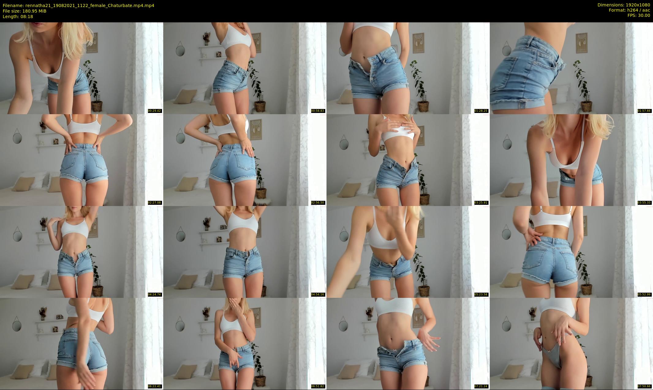 rennatha21 — 9 minute Chaturbate female cam show recording, 1080p, Aug 19, 2021