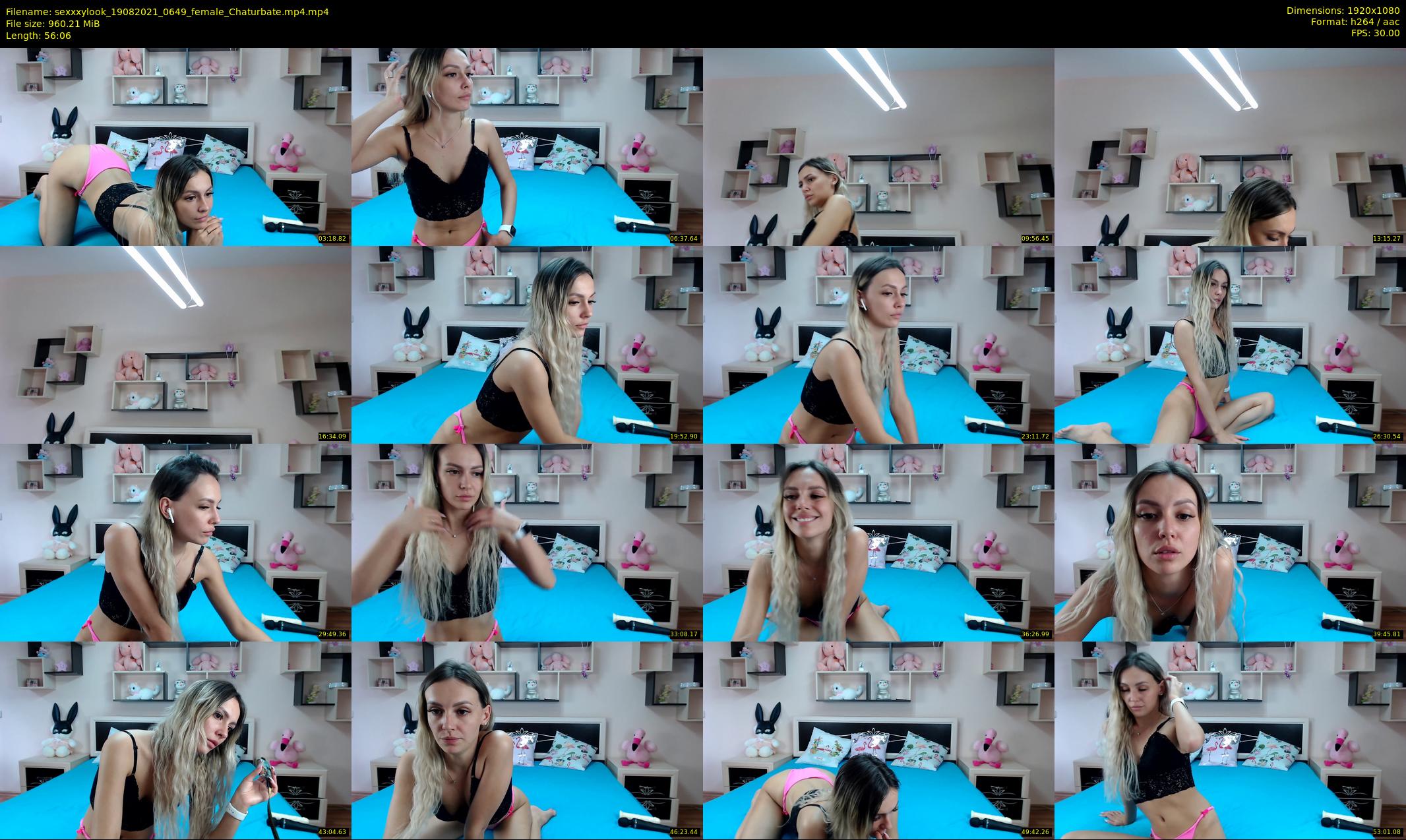 sexxxylook — 57 minute Chaturbate female cam show recording, 1080p, Aug 19, 2021