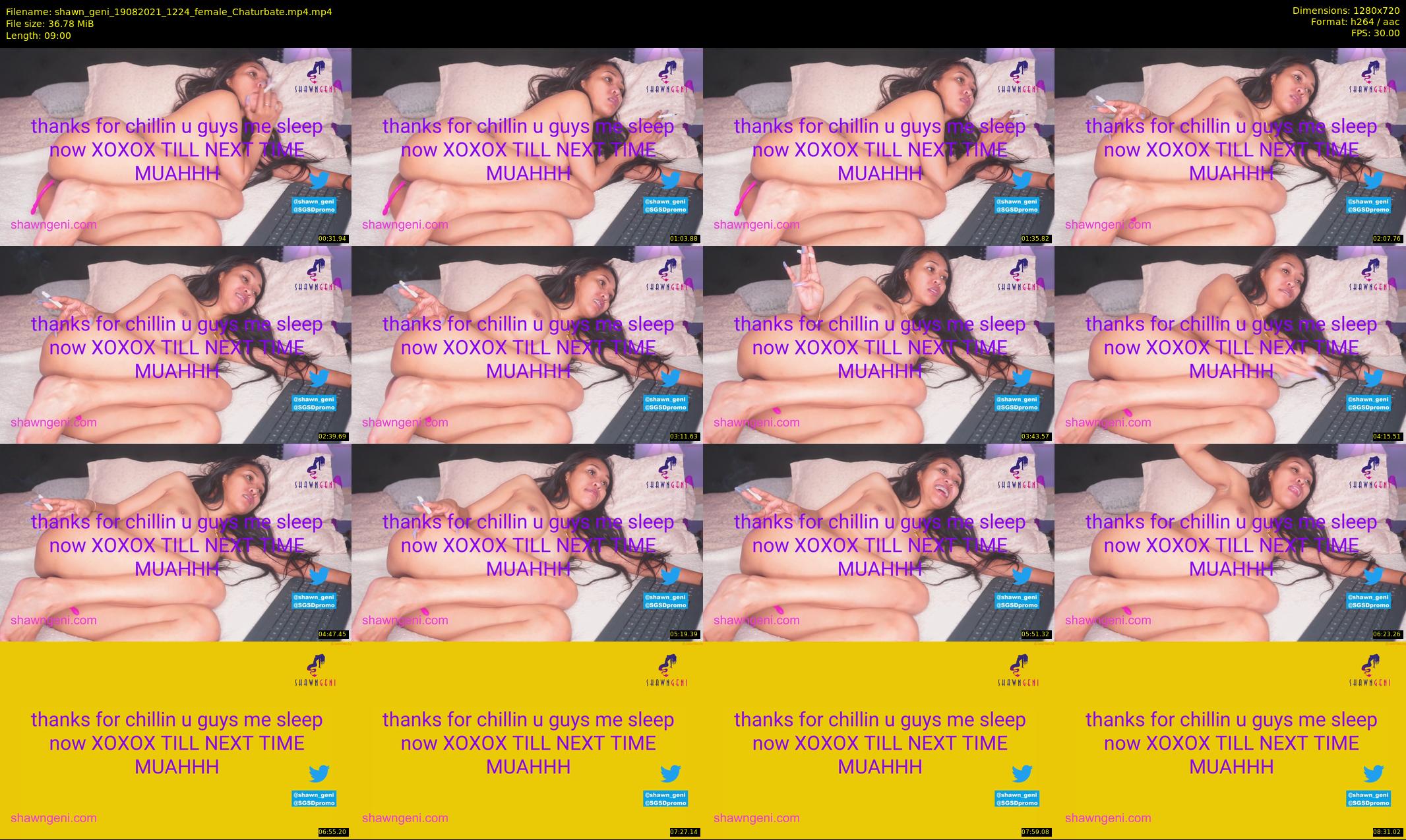 shawn_geni — 9 minute Chaturbate couple cam show recording, 720p, Aug 19, 2021
