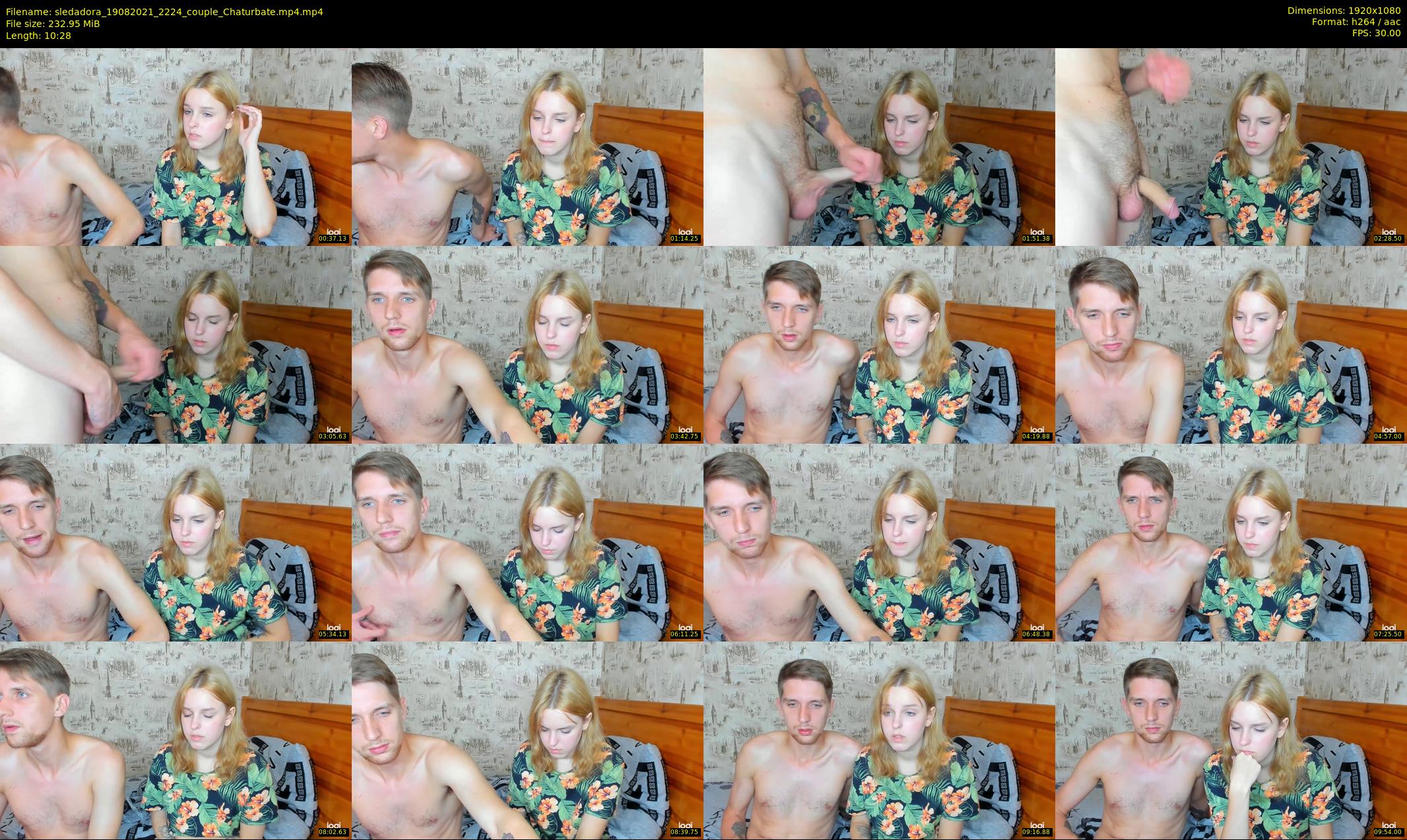 sledadora — 11 minute Chaturbate couple cam show recording, 1080p, Aug 19, 2021