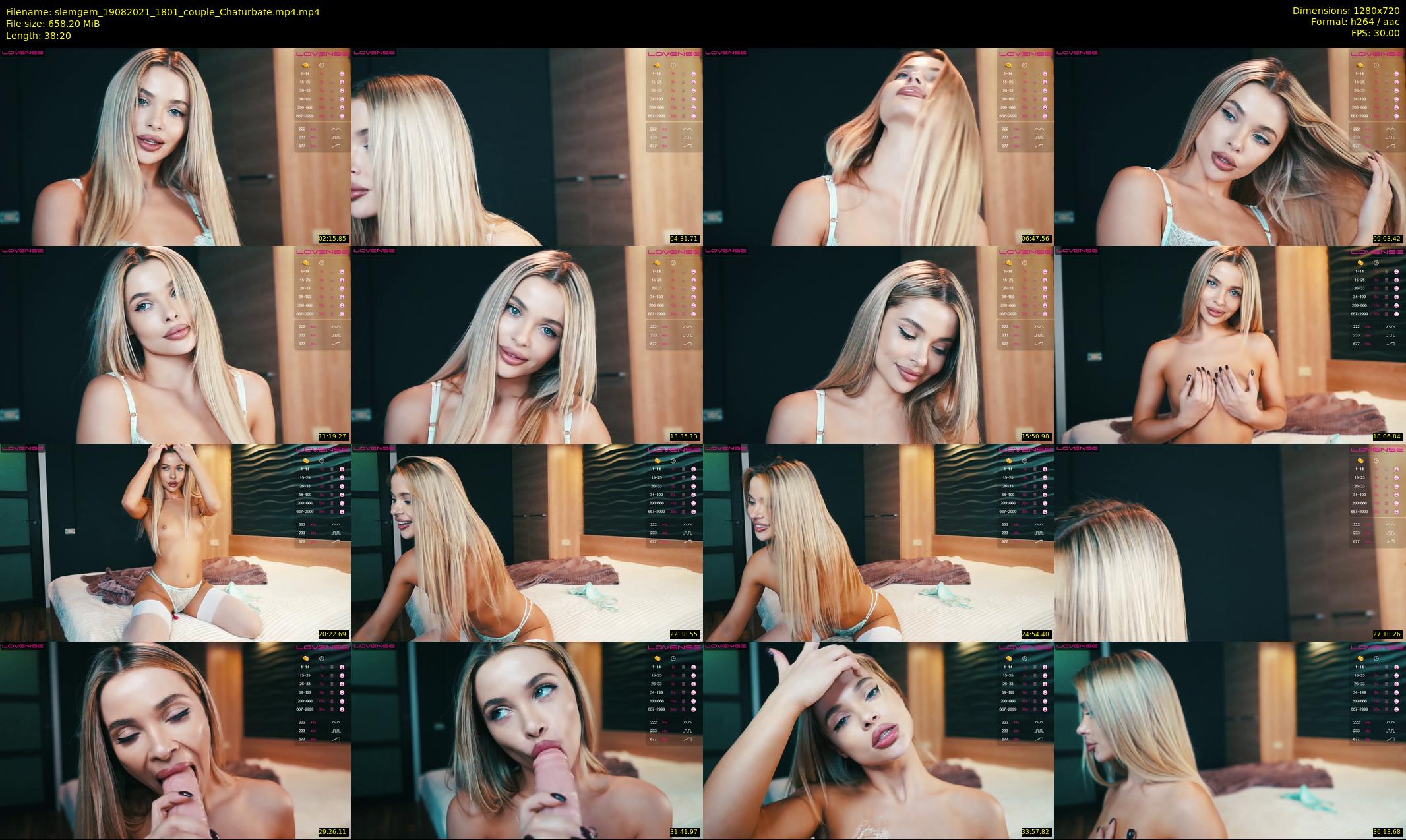 slemgem — 39 minute Chaturbate couple cam show recording, 720p, Aug 19, 2021