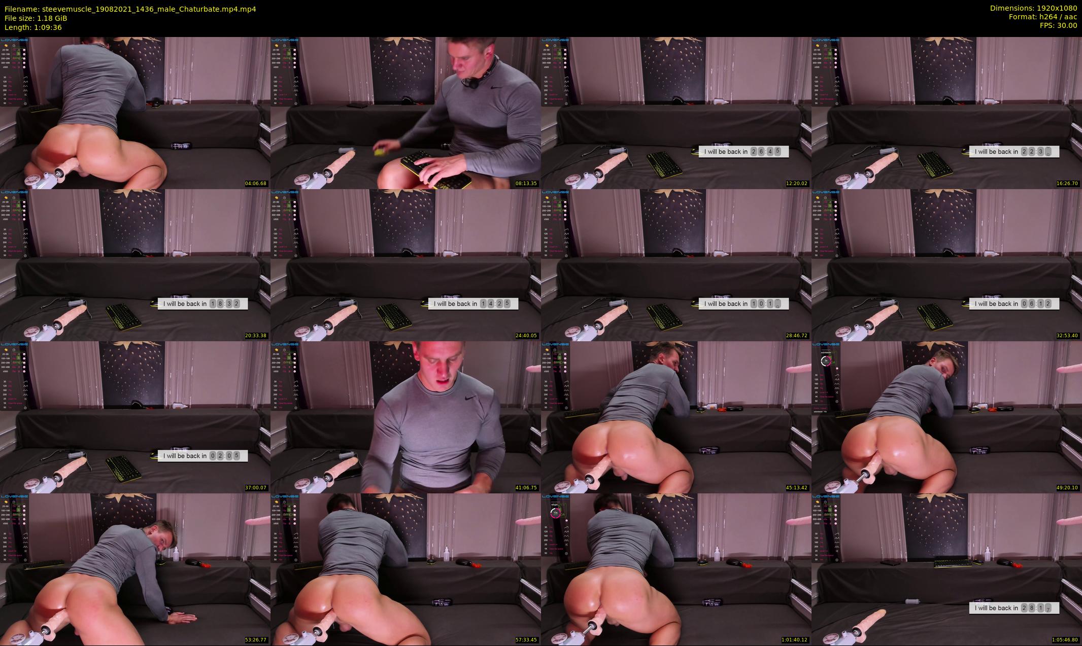 steevemuscle — 70 minute Chaturbate male cam show recording, 1080p, Aug 19, 2021