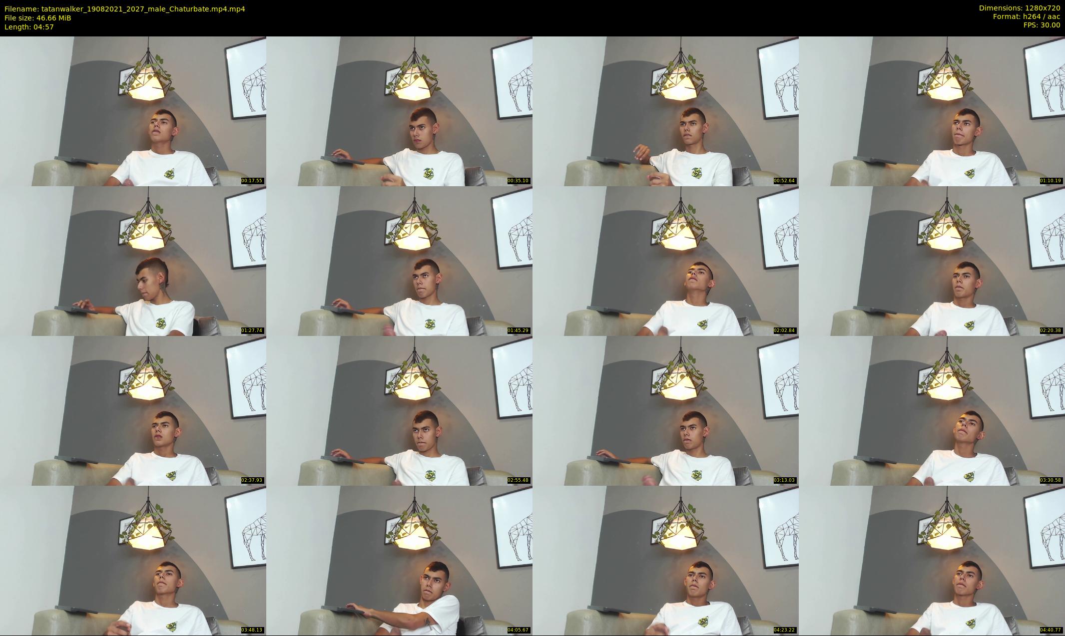 tatanwalker — 5 minute Chaturbate male cam show recording, 720p, Aug 19, 2021