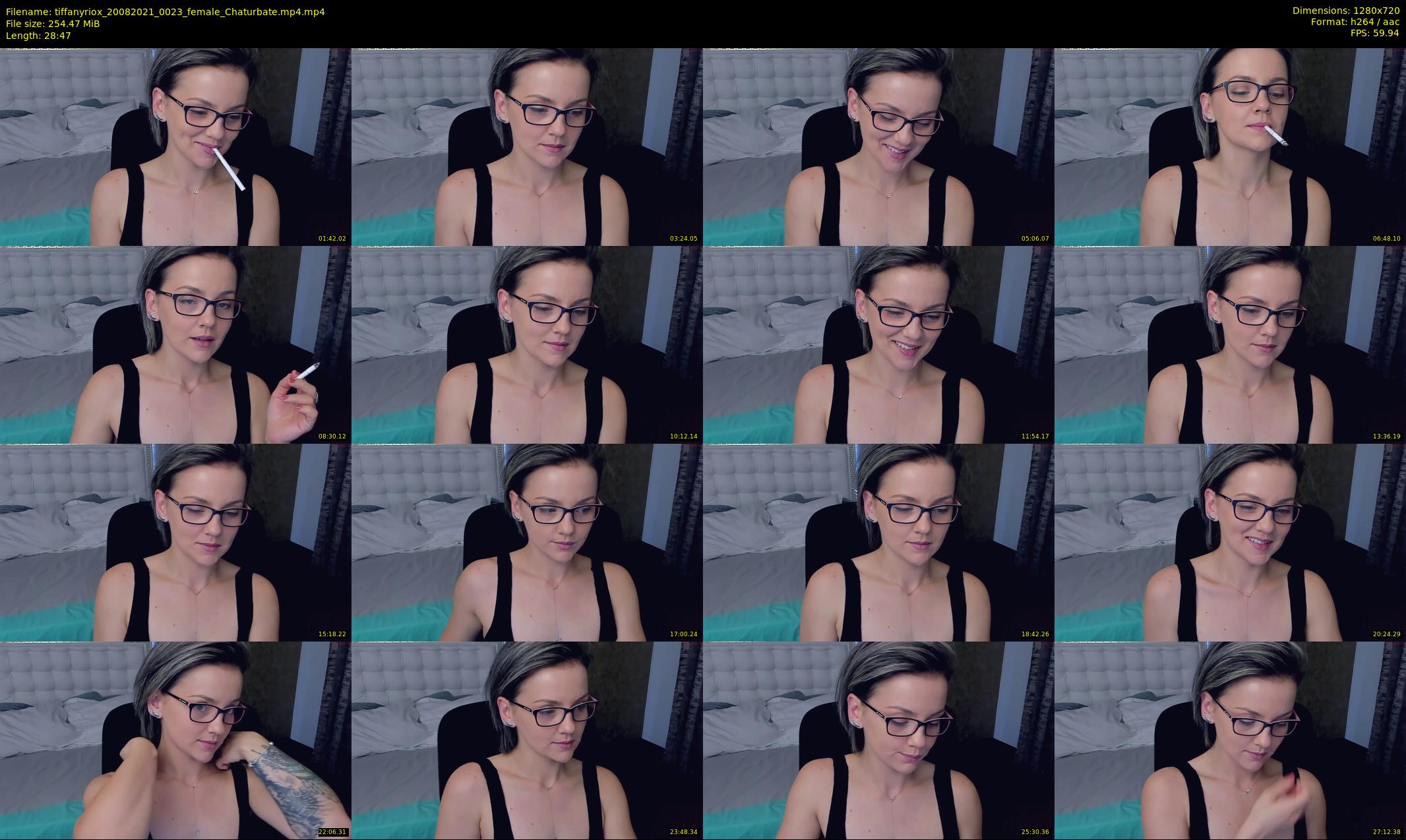 tiffanyriox — 29 minute Chaturbate female cam show recording, 720p, Aug 20, 2021