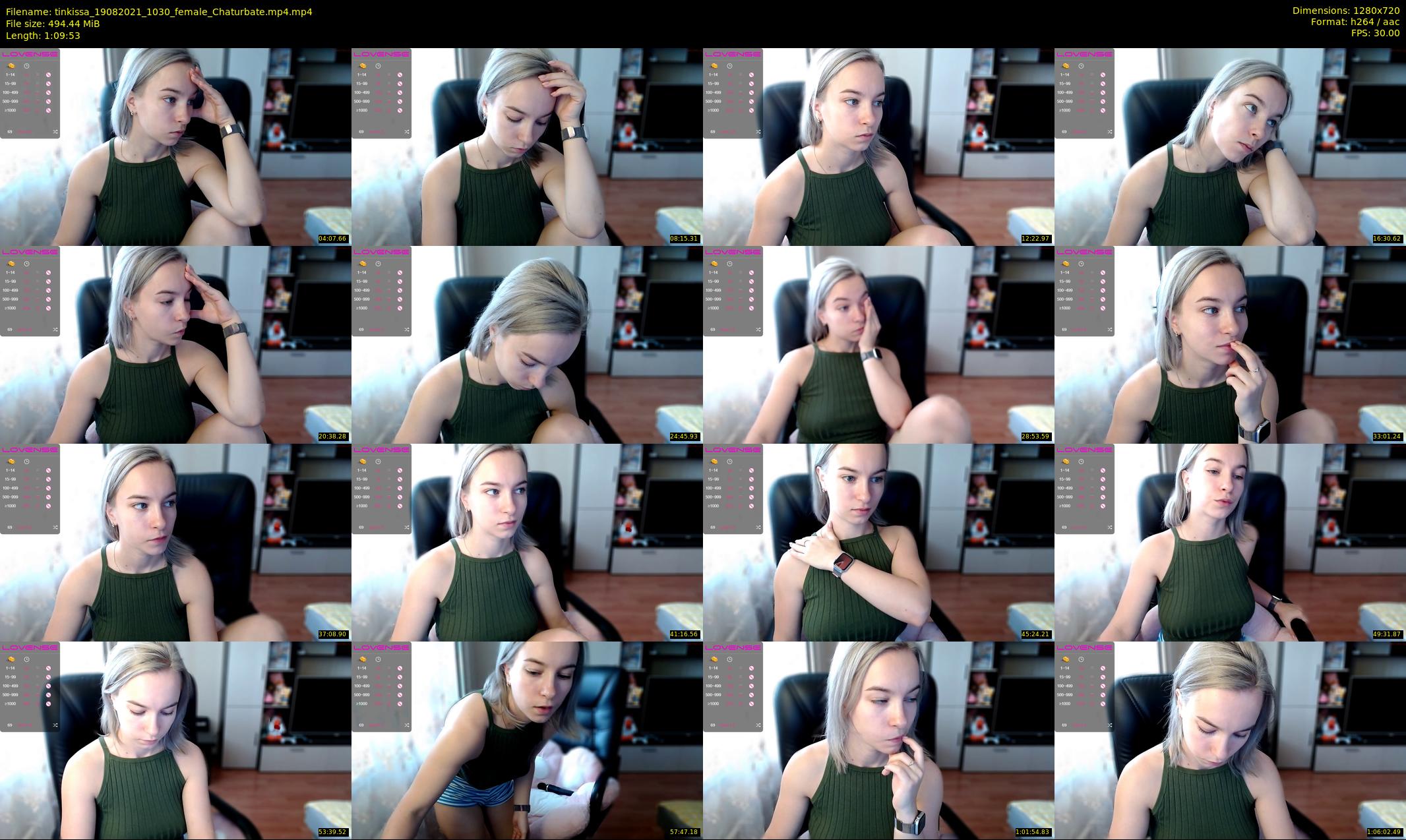 tinkissa — 70 minute Chaturbate couple cam show recording, 720p, Aug 19, 2021