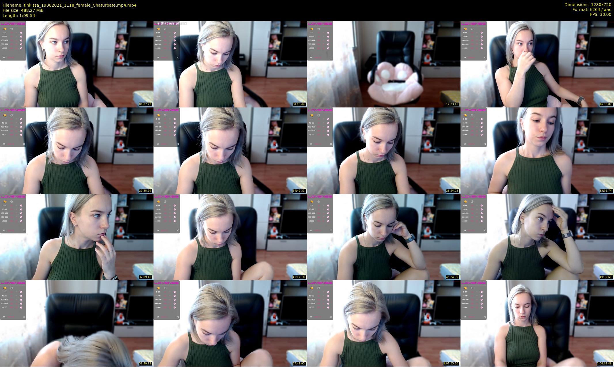 tinkissa — 70 minute Chaturbate couple cam show recording, 720p, Aug 19, 2021