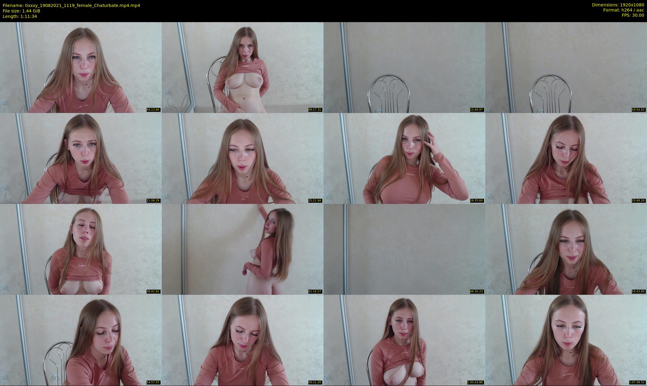 tixxxy — 72 minute Chaturbate female cam show recording, 1080p, Aug 19, 2021