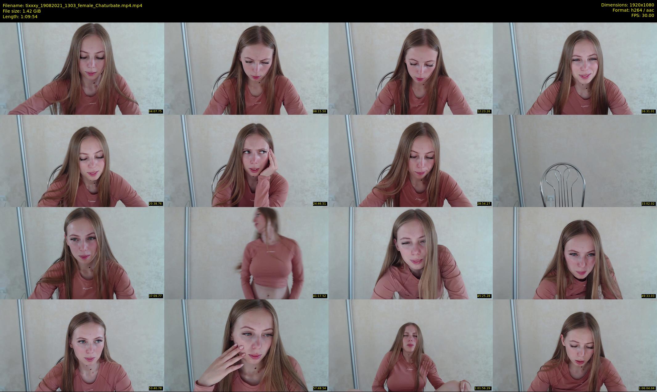 tixxxy — 70 minute Chaturbate female cam show recording, 1080p, Aug 19, 2021