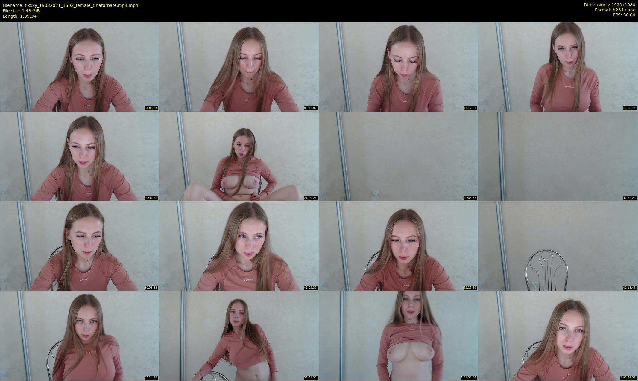tixxxy — 70 minute Chaturbate female cam show recording, 1080p, Aug 19, 2021