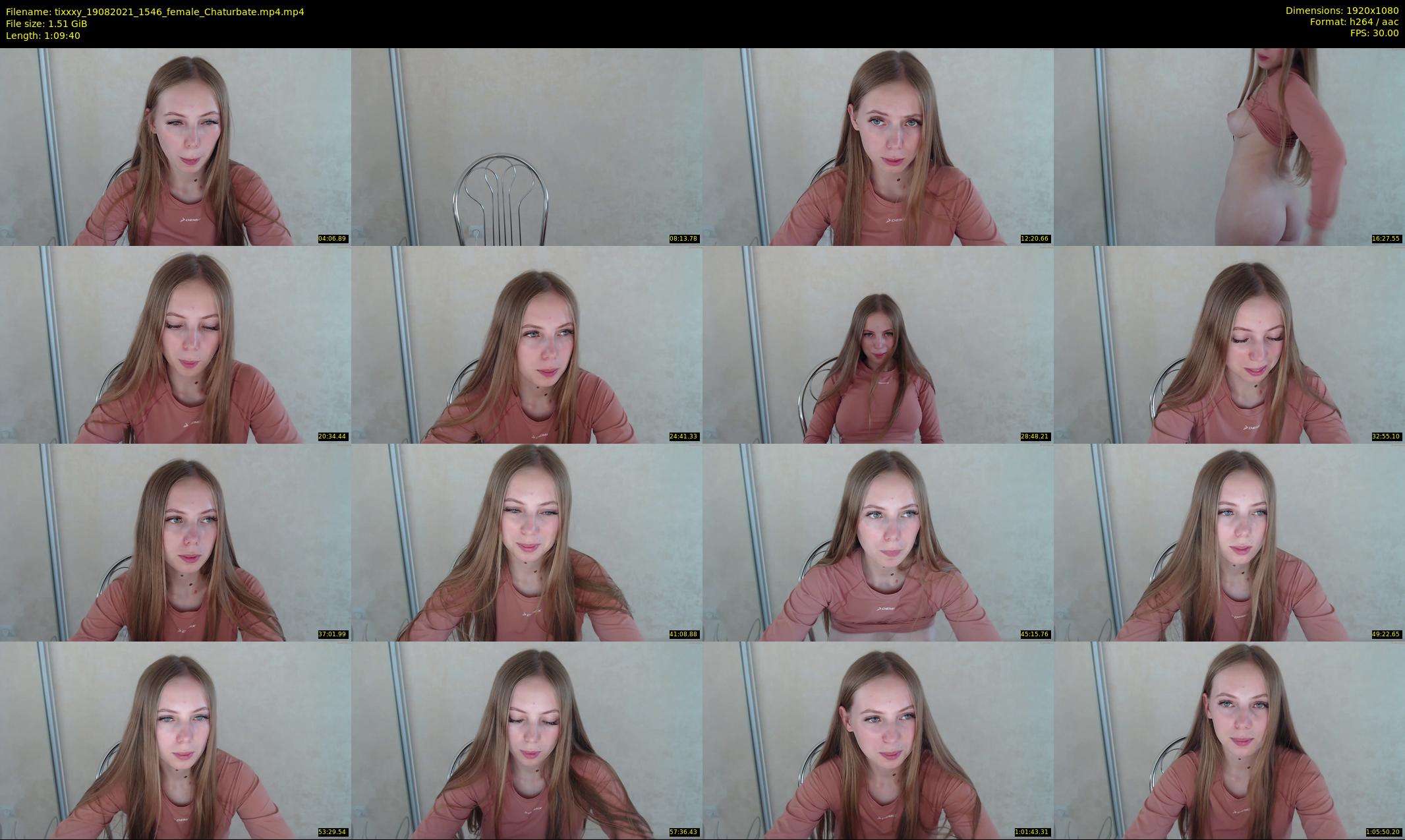 tixxxy — 70 minute Chaturbate female cam show recording, 1080p, Aug 19, 2021