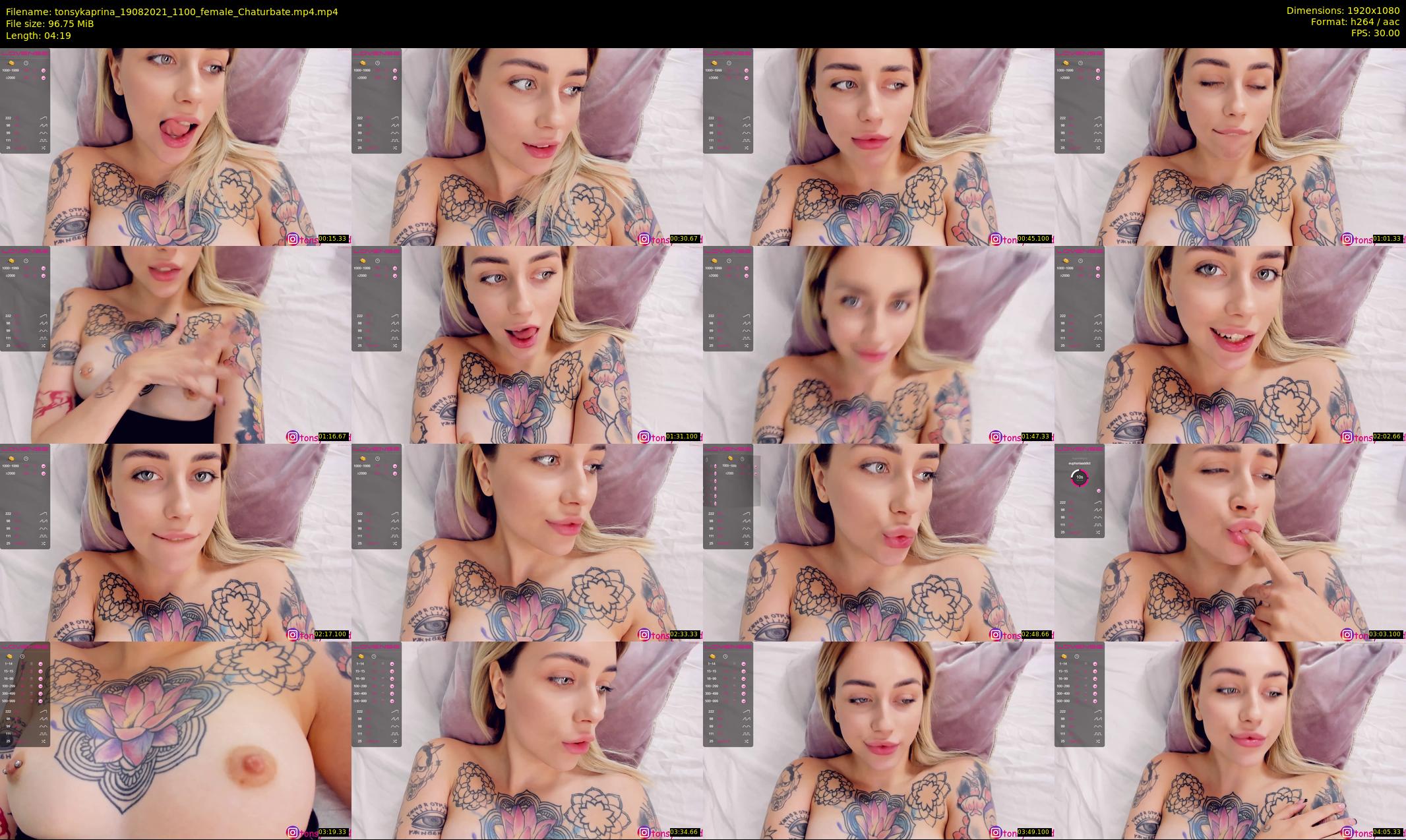 tonsykaprina — 5 minute Chaturbate couple cam show recording, 1080p, Aug 19, 2021