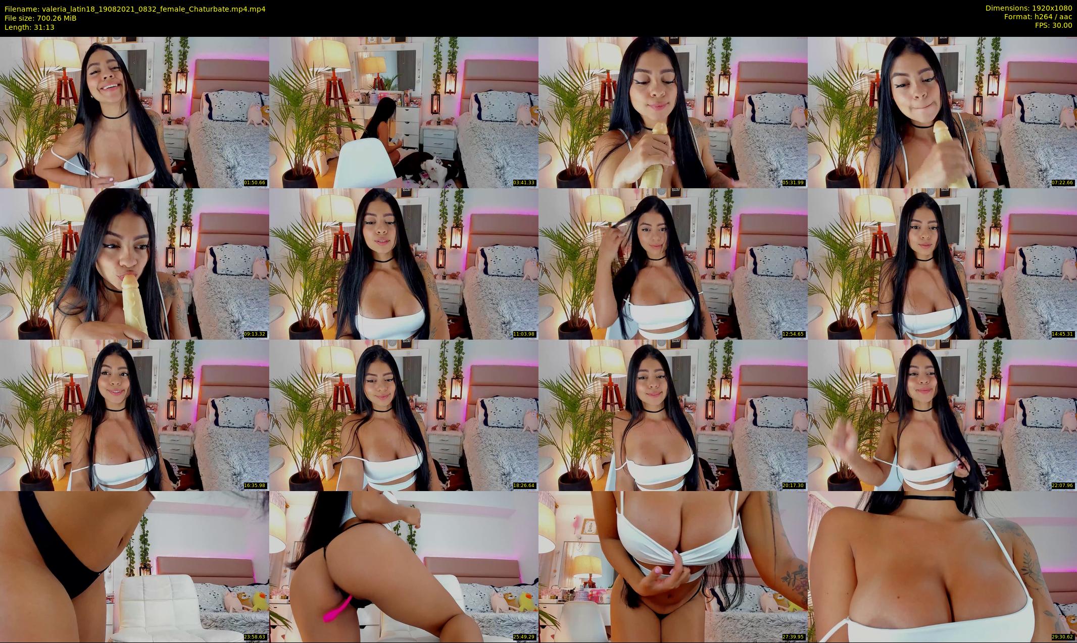 valeria_latin18 — 32 minute Chaturbate female cam show recording, 1080p, Aug 19, 2021