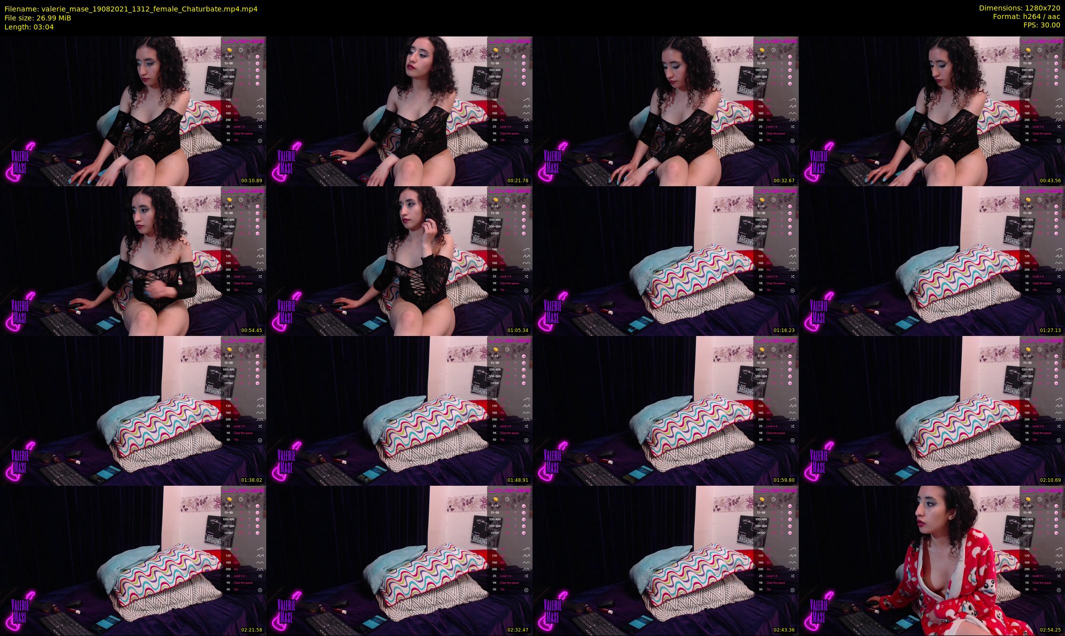 valerie_mase — 4 minute Chaturbate female cam show recording, 720p, Aug 19, 2021