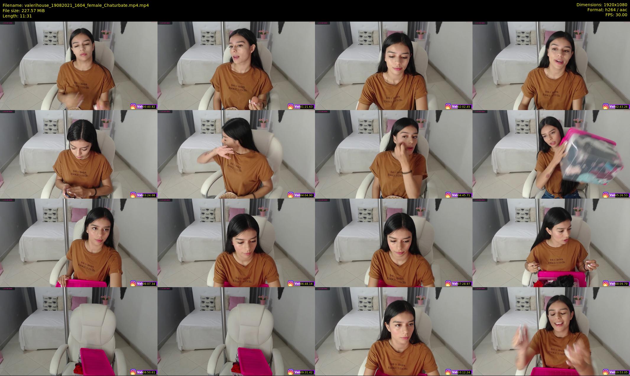 valerihouse — 12 minute Chaturbate female cam show recording, 1080p, Aug 19, 2021