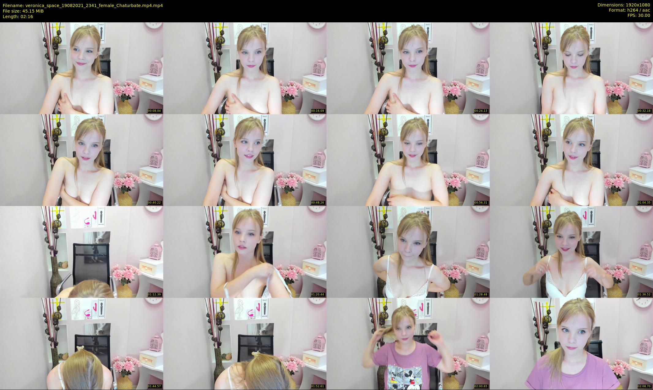 veronica_space — 3 minute Chaturbate female cam show recording, 1080p, Aug 19, 2021