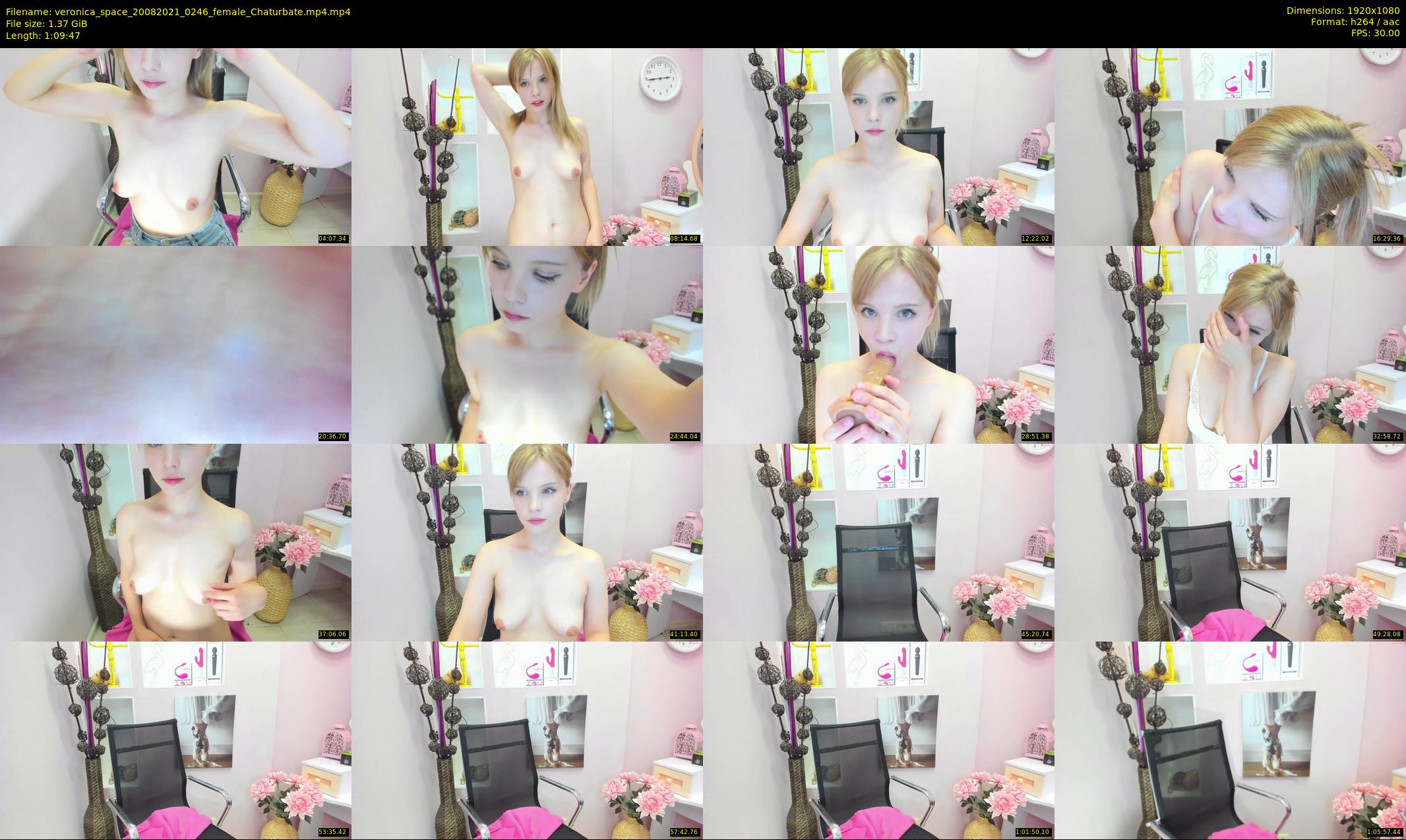 veronica_space — 70 minute Chaturbate female cam show recording, 1080p, Aug 20, 2021