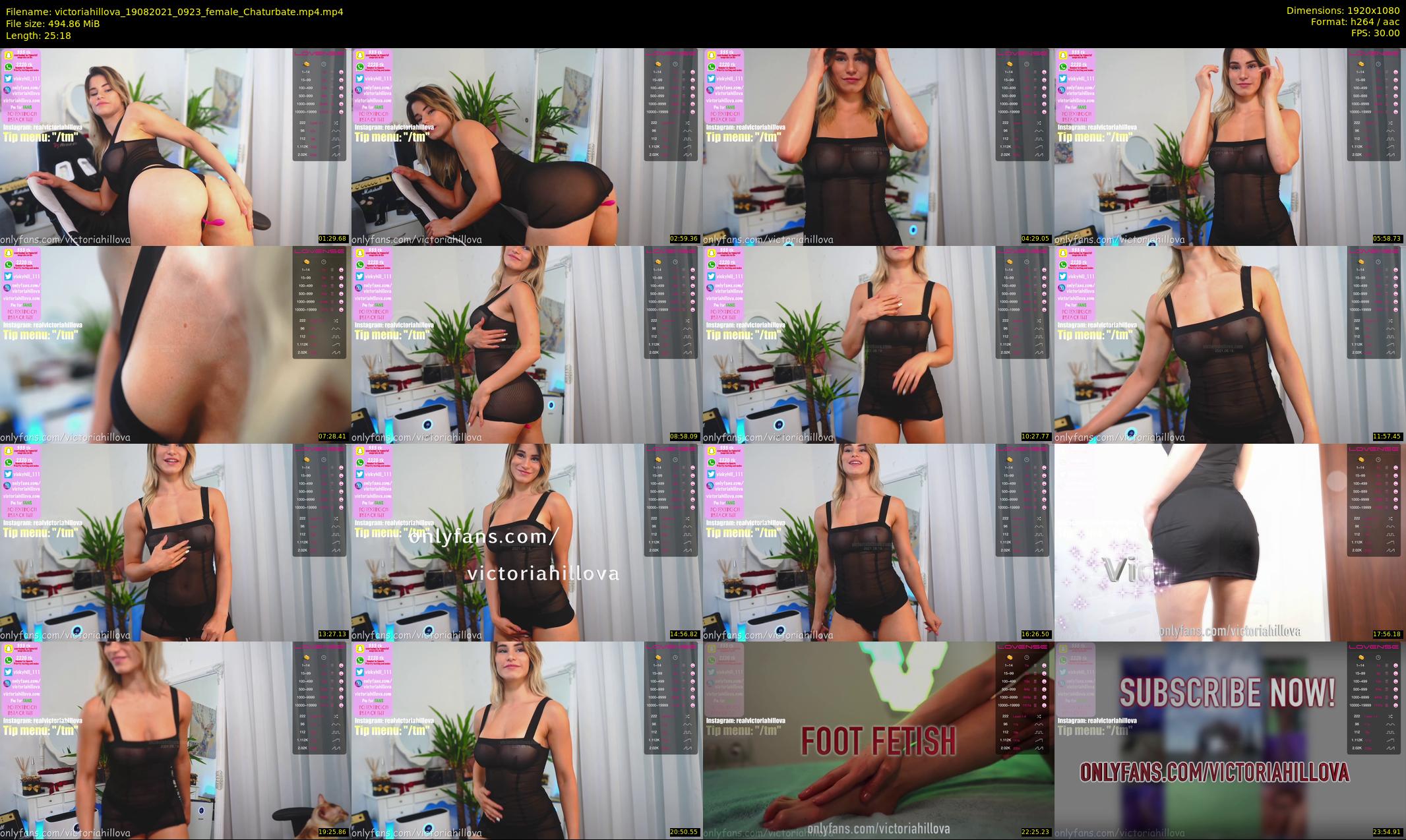 victoriahillova — 26 minute Chaturbate female cam show recording, 1080p, Aug 19, 2021