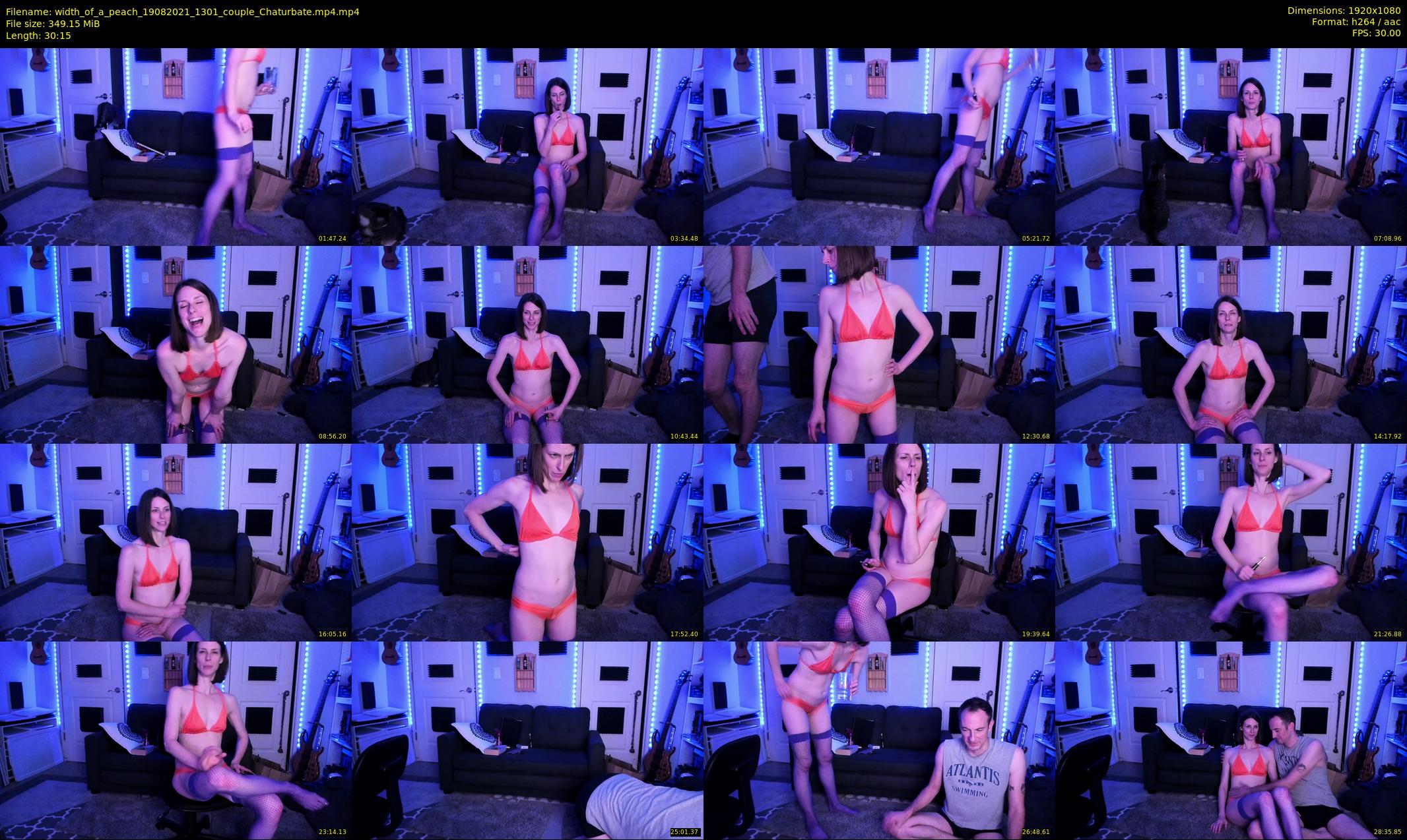width_of_a_peach — 31 minute Chaturbate couple cam show recording, 1080p, Aug 19, 2021