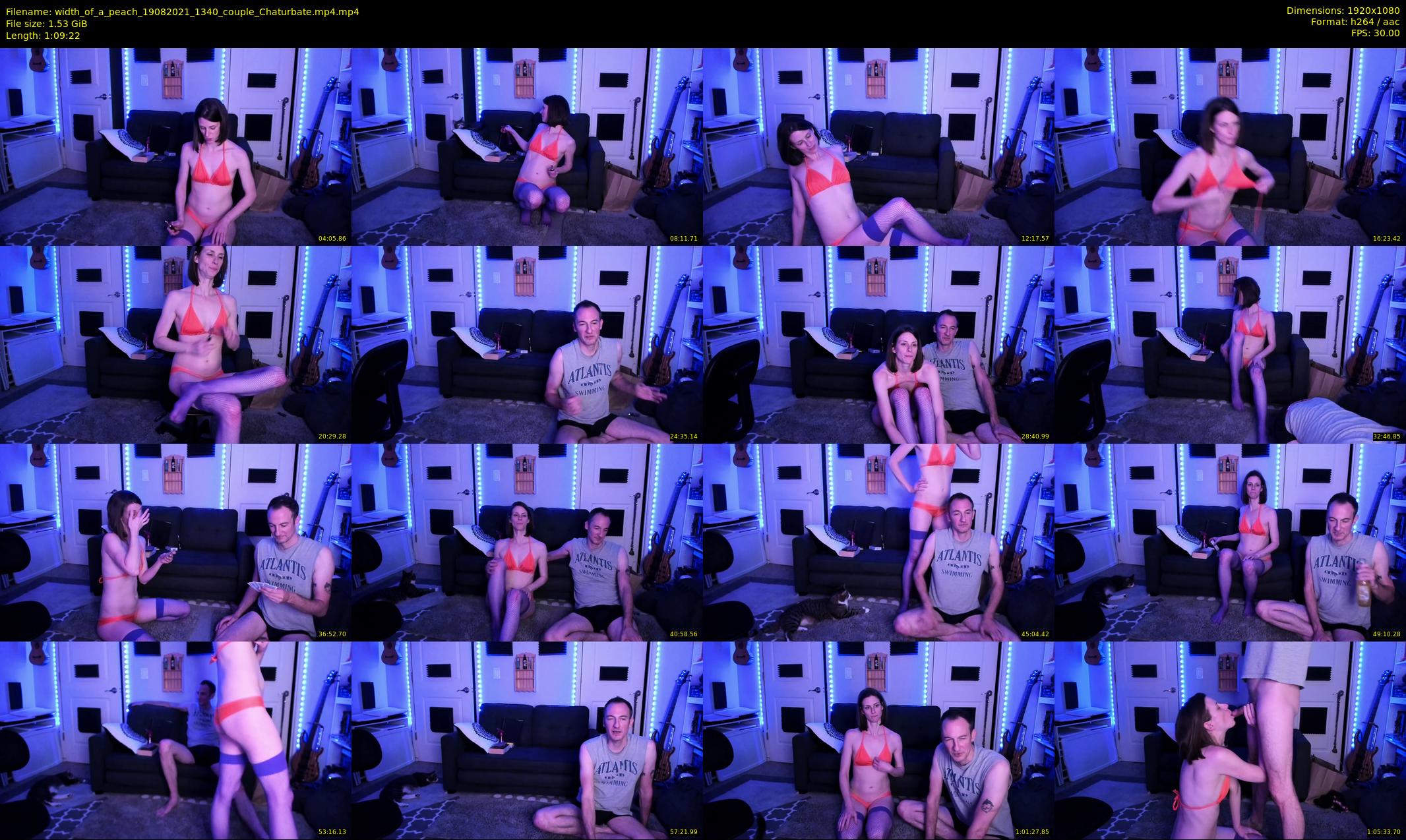 width_of_a_peach — 70 minute Chaturbate couple cam show recording, 1080p, Aug 19, 2021