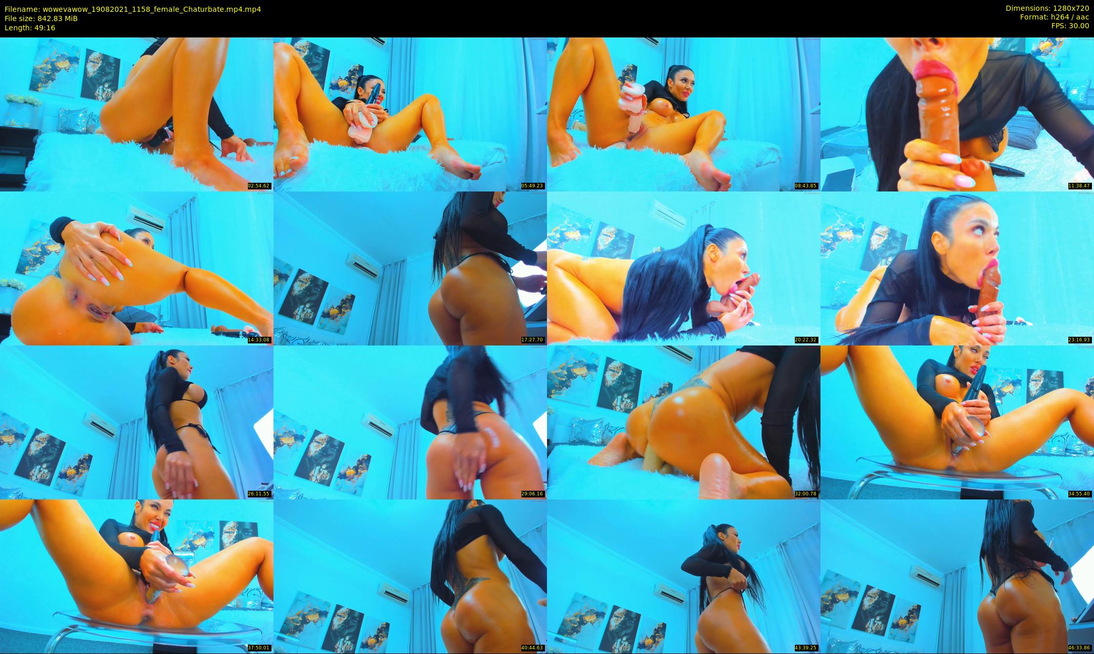 wowevawow — 50 minute Chaturbate female cam show recording, 720p, Aug 19, 2021