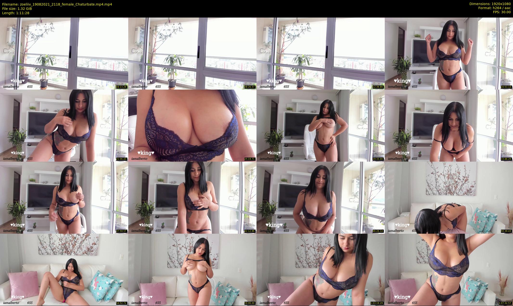 zoeliiv — 72 minute Chaturbate female cam show recording, 1080p, Aug 19, 2021