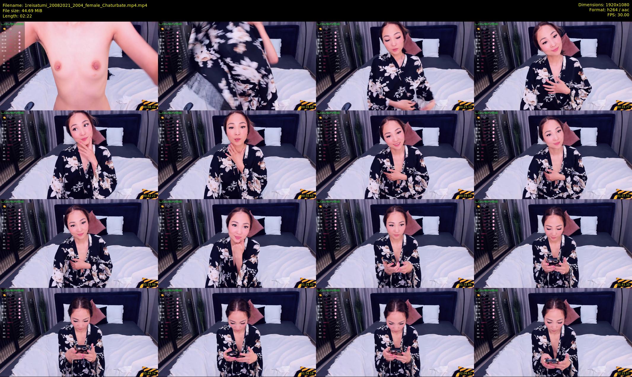 1reisatumi — 3 minute Chaturbate female cam show recording, 1080p, Aug 20, 2021