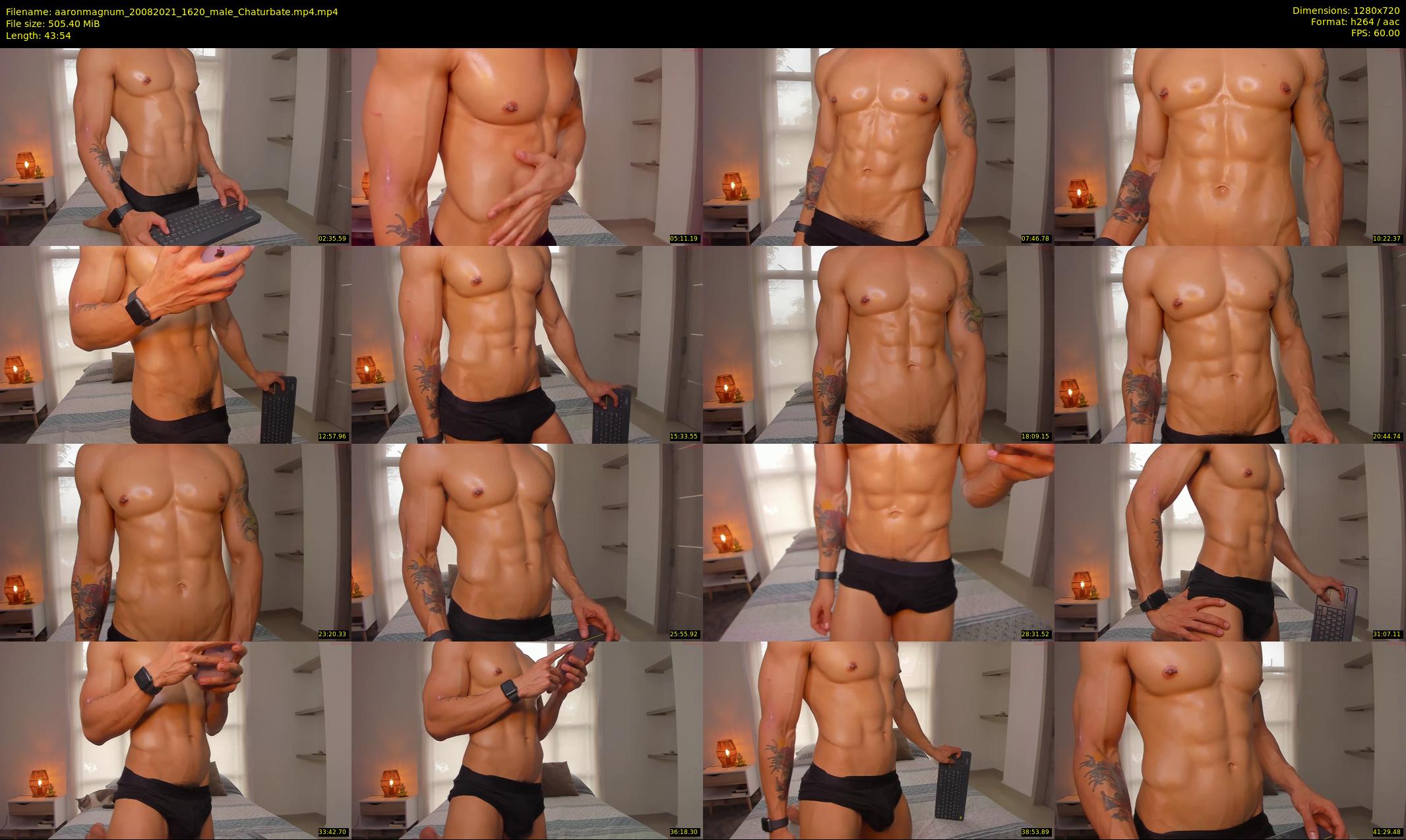 aaronmagnum — 44 minute Chaturbate male cam show recording, 720p, Aug 20, 2021