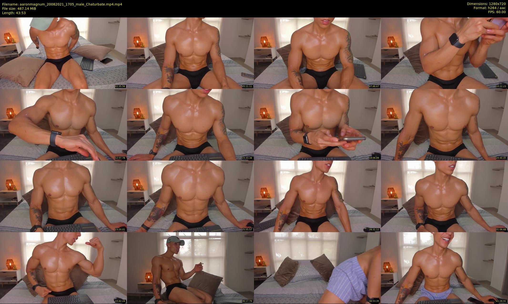 aaronmagnum — 44 minute Chaturbate male cam show recording, 720p, Aug 20, 2021