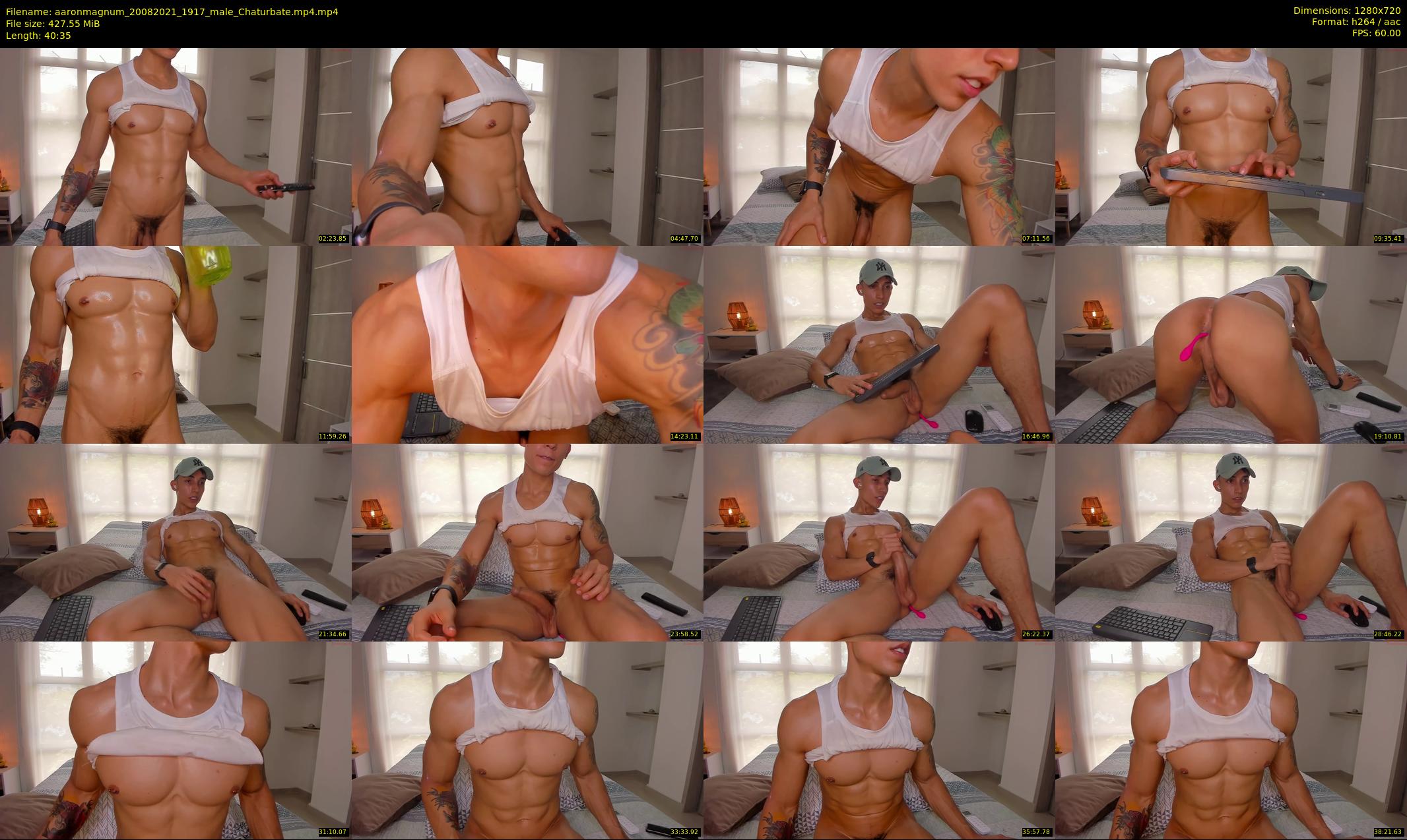 aaronmagnum — 41 minute Chaturbate male cam show recording, 720p, Aug 20, 2021