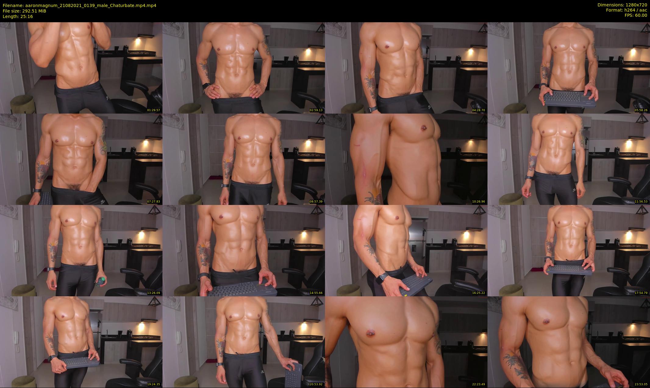 aaronmagnum — 26 minute Chaturbate male cam show recording, 720p, Aug 21, 2021