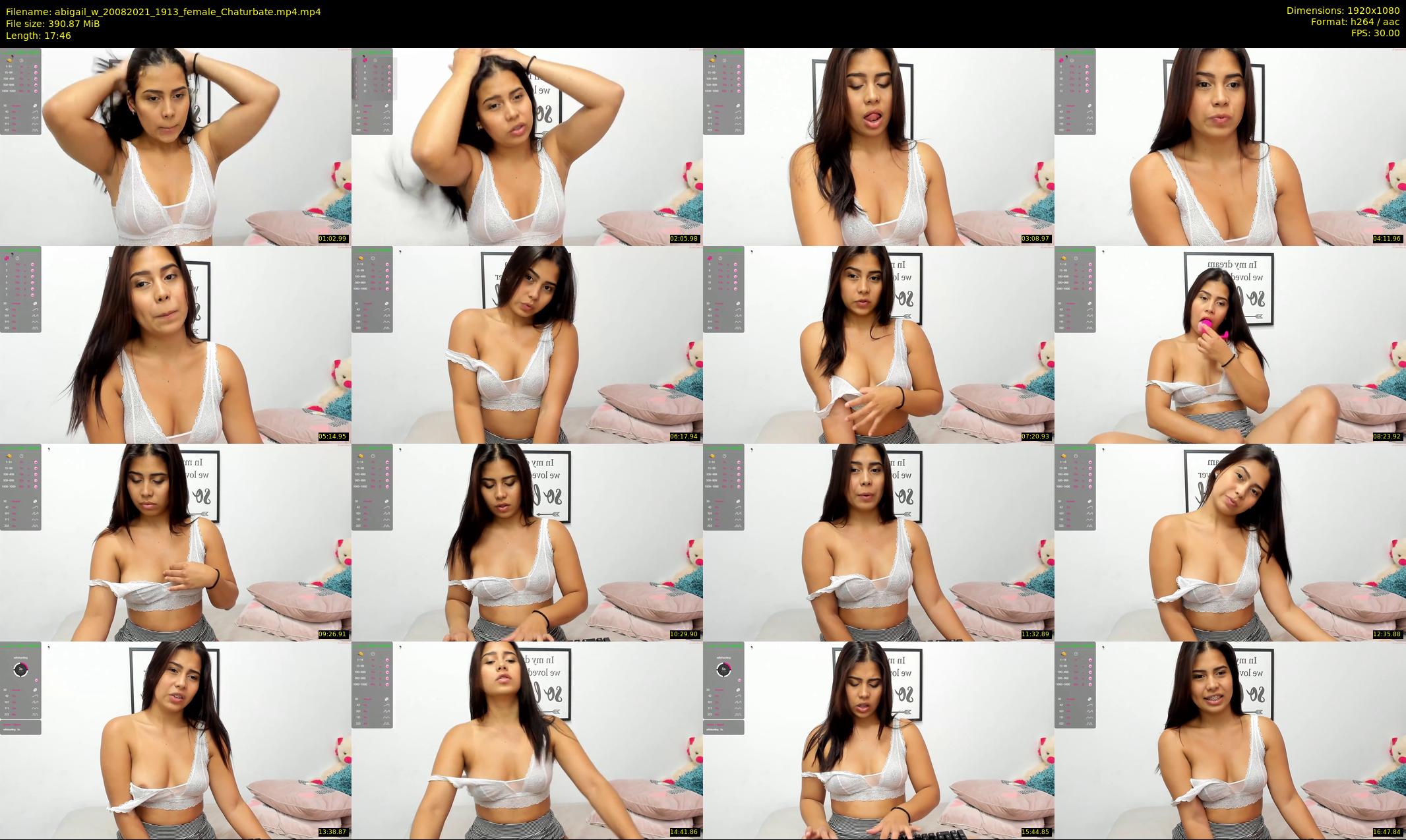 abigail_w — 18 minute Chaturbate female cam show recording, 1080p, Aug 20, 2021