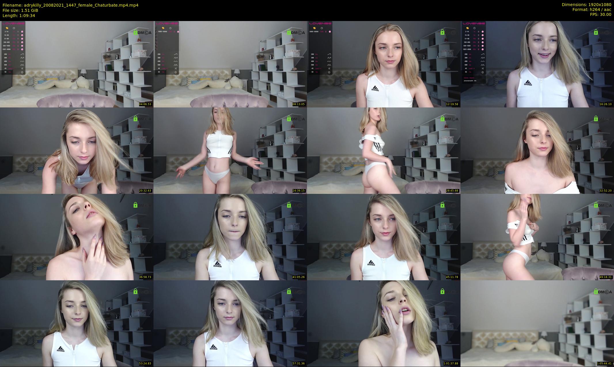 adrykilly — 70 minute Chaturbate female cam show recording, 1080p, Aug 20, 2021