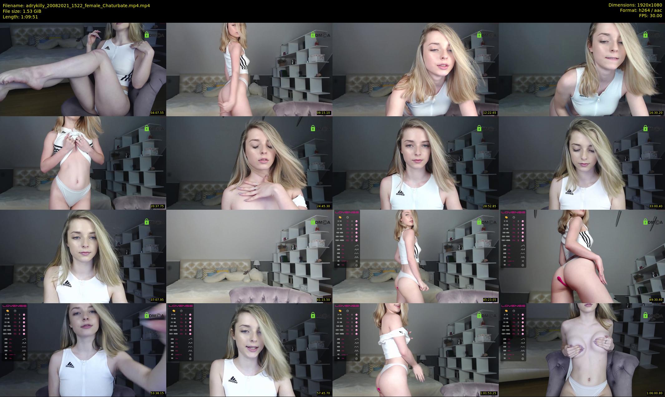 adrykilly — 70 minute Chaturbate female cam show recording, 1080p, Aug 20, 2021