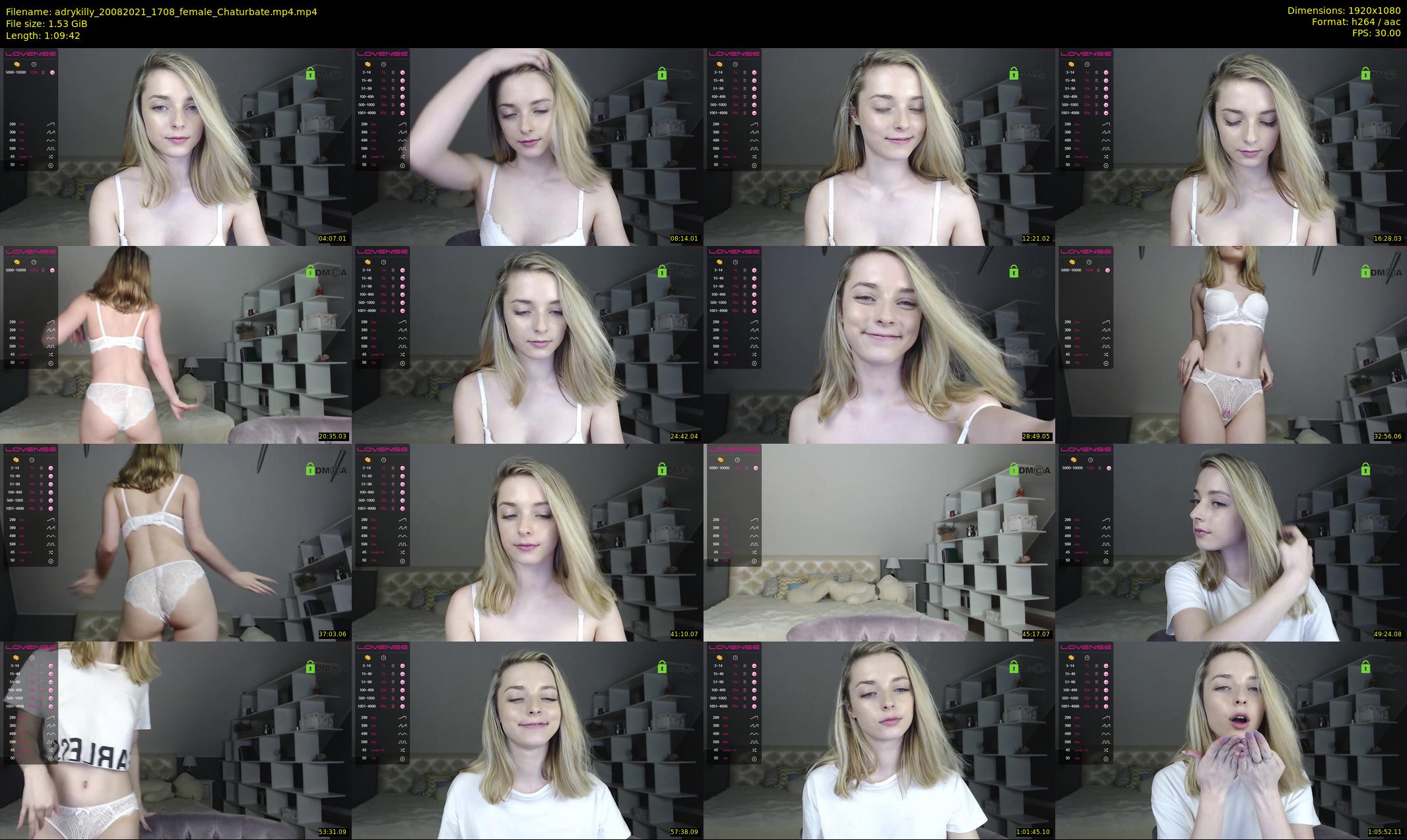 adrykilly — 70 minute Chaturbate female cam show recording, 1080p, Aug 20, 2021