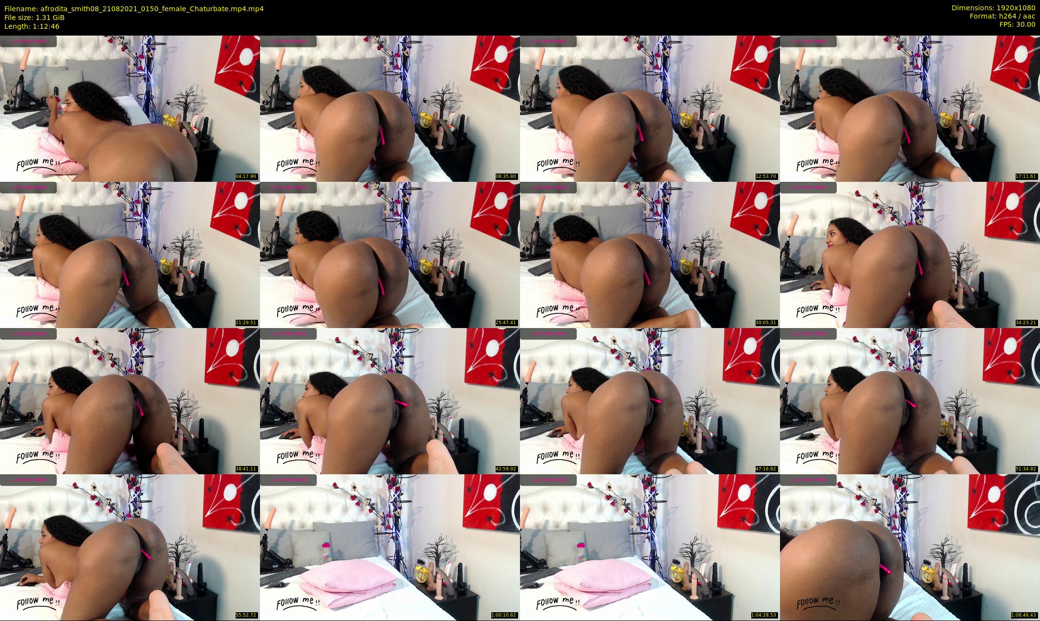 afrodita_smith08 — 73 minute Chaturbate female cam show recording, 1080p, Aug 21, 2021