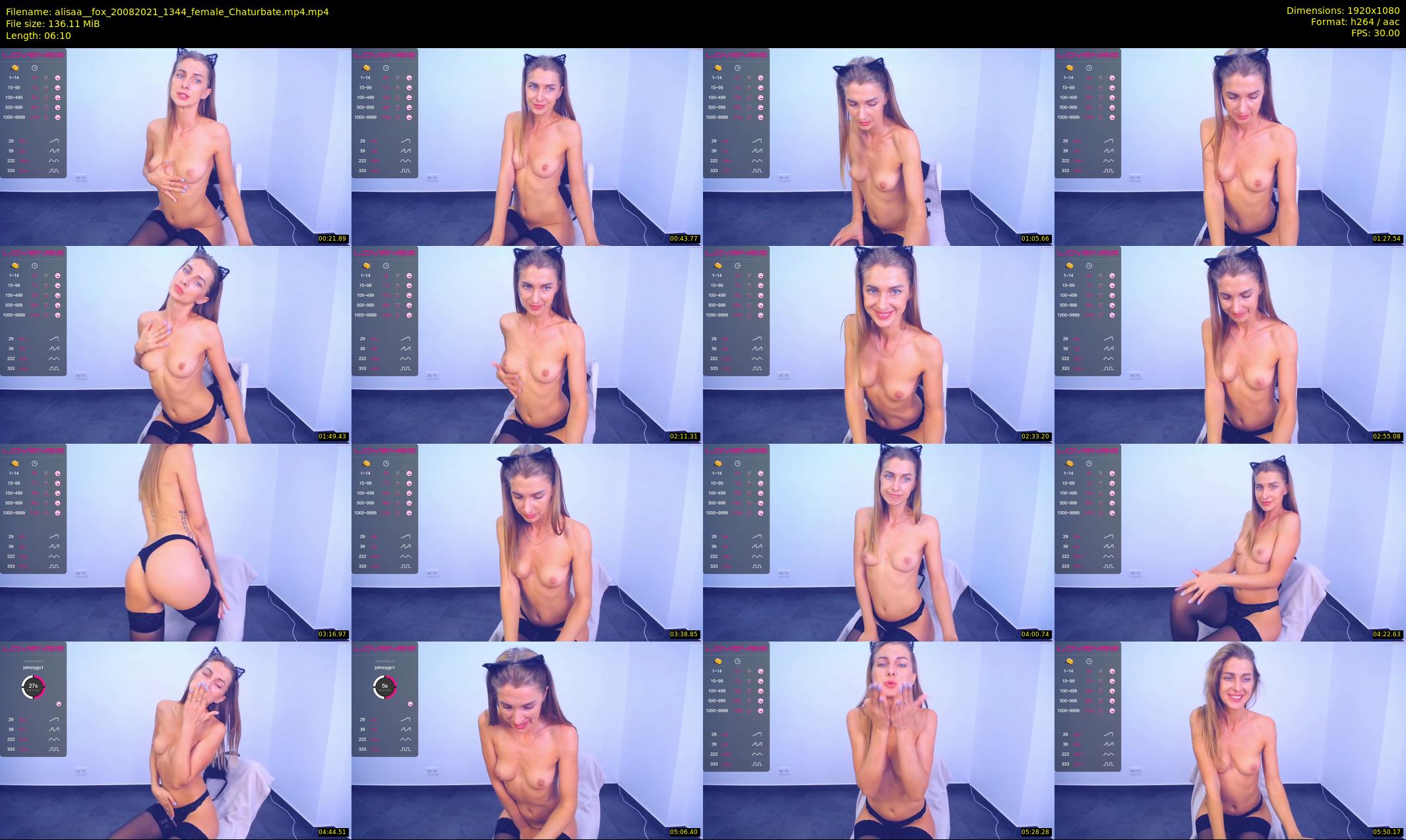 alisaa__fox — 7 minute Chaturbate female cam show recording, 1080p, Aug 20, 2021