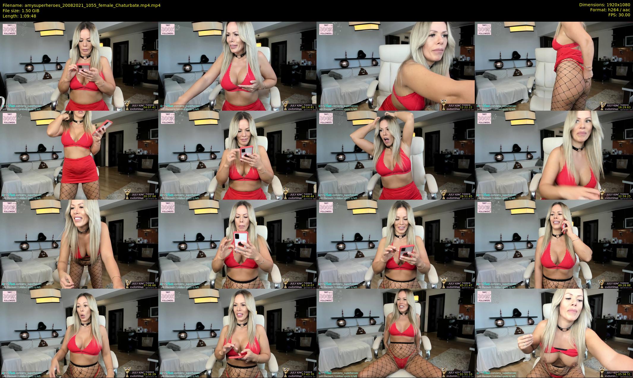 amysuperheroes — 70 minute Chaturbate female cam show recording, 1080p, Aug 20, 2021