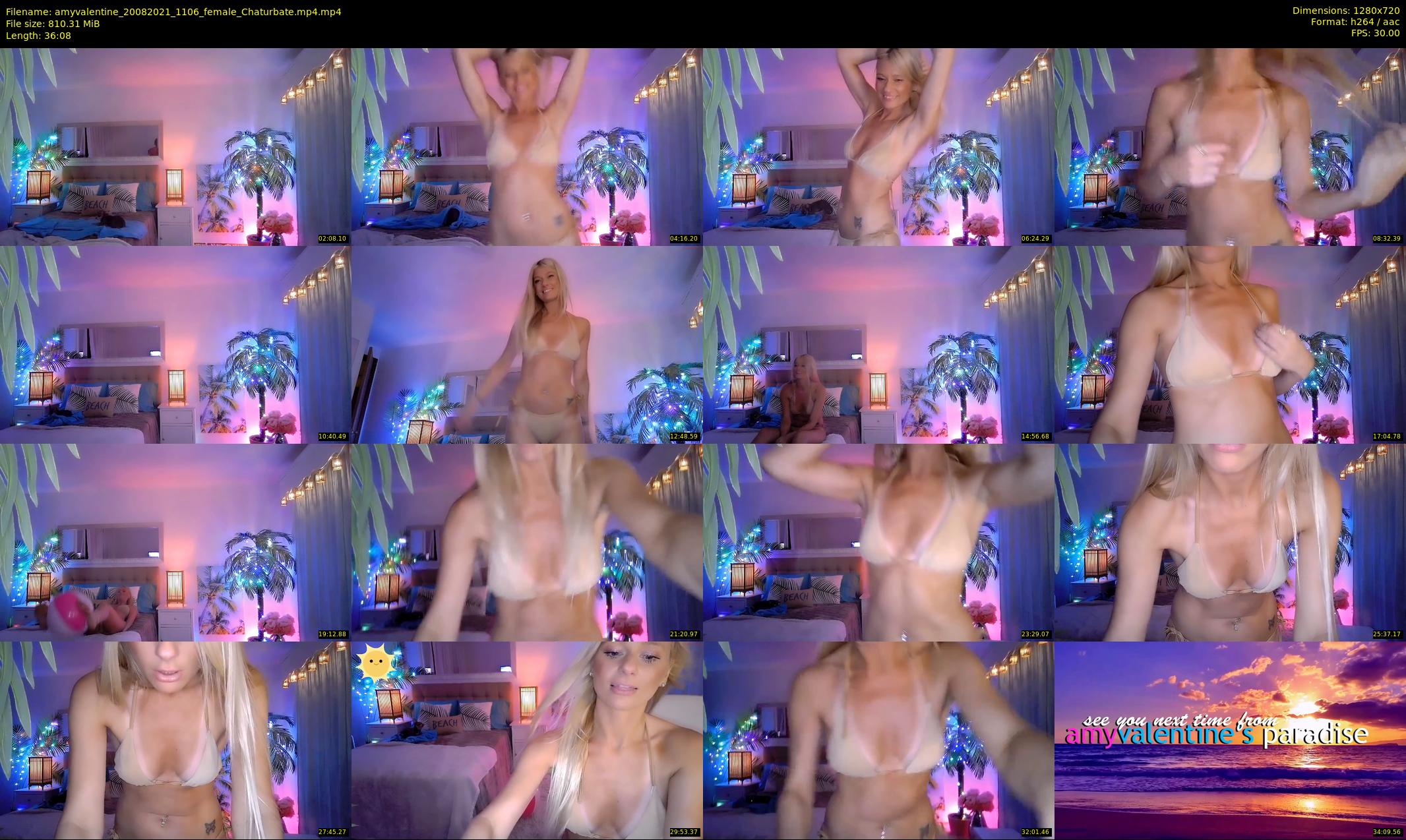 amyvalentine — 37 minute Chaturbate female cam show recording, 720p, Aug 20, 2021
