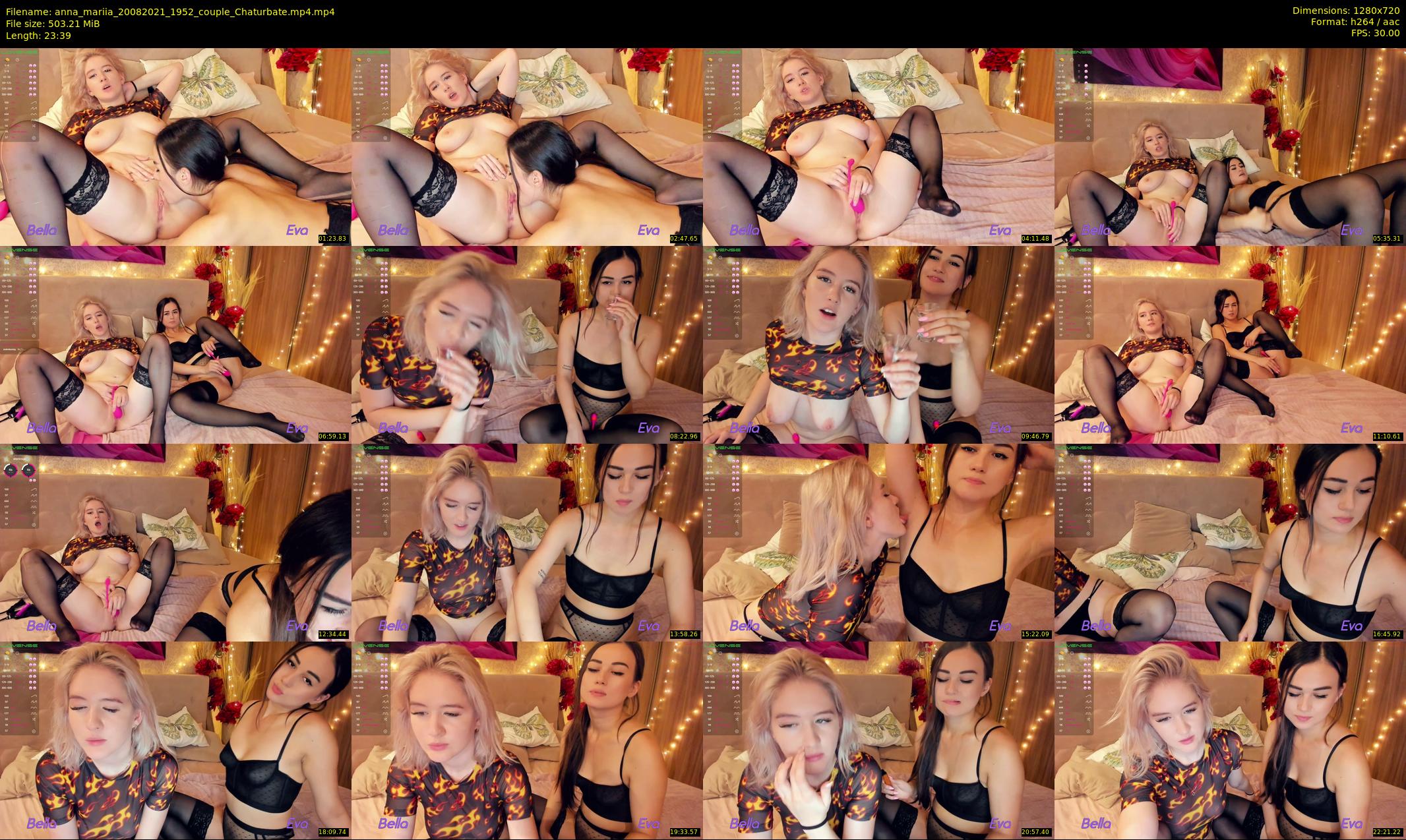 anna_mariia — 24 minute Chaturbate couple cam show recording, 720p, Aug 20, 2021