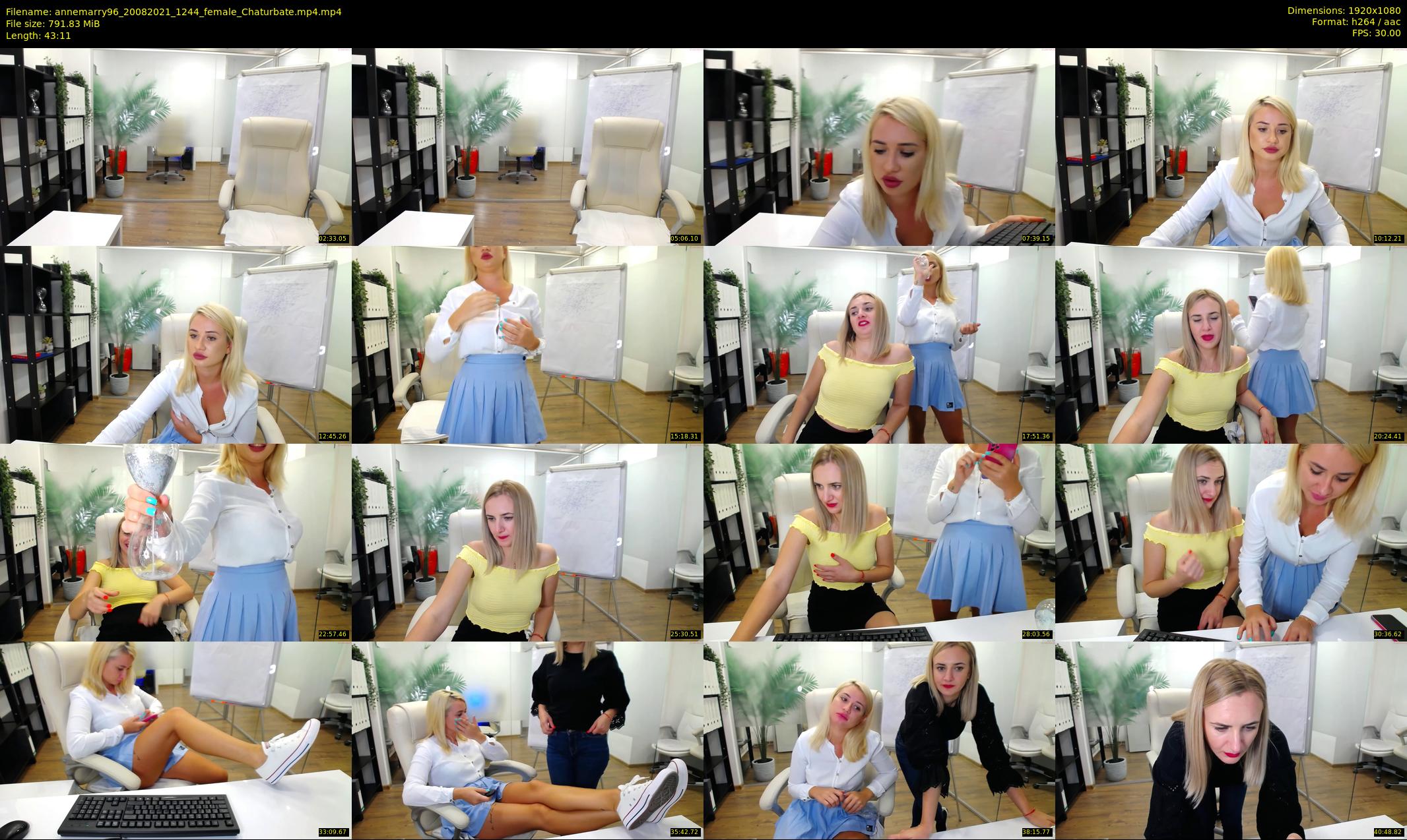 annemarry96 — 44 minute Chaturbate female cam show recording, 1080p, Aug 20, 2021