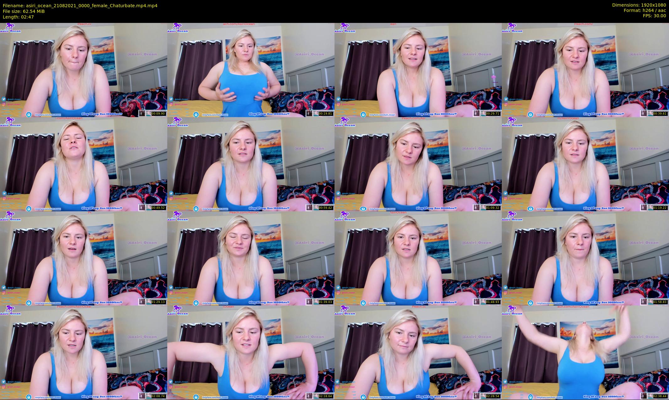 asiri_ocean — 3 minute Chaturbate female cam show recording, 1080p, Aug 21, 2021