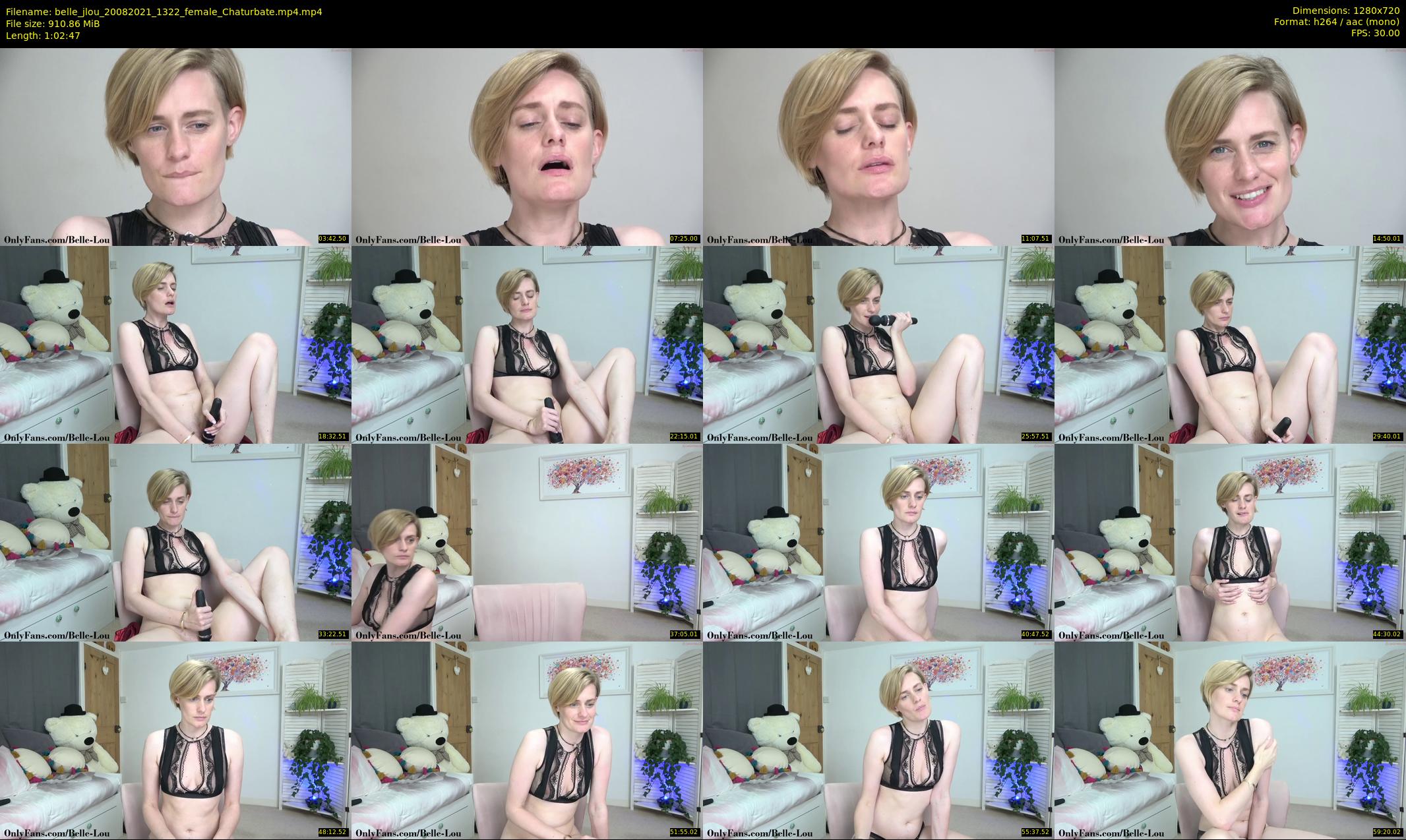 belle_jlou — 63 minute Chaturbate female cam show recording, 720p, Aug 20, 2021