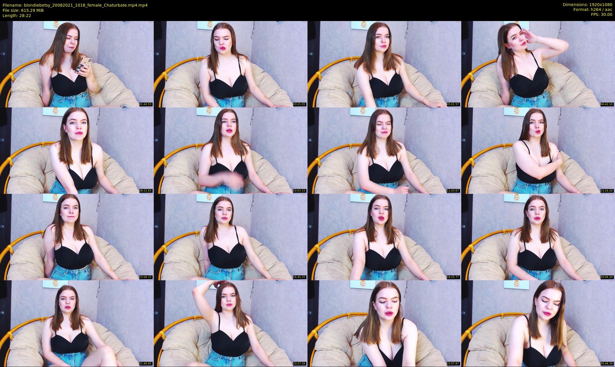 blondiebetsy — 29 minute Chaturbate female cam show recording, 1080p, Aug 20, 2021