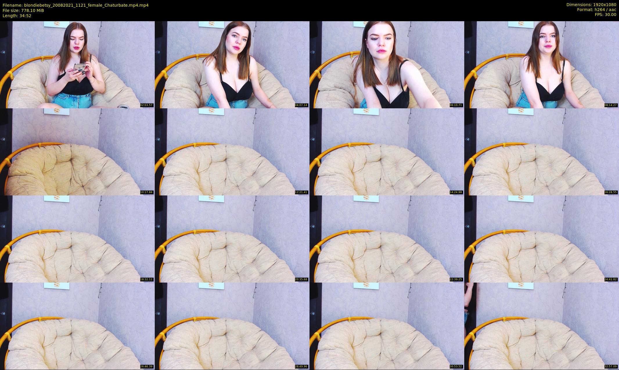 blondiebetsy — 35 minute Chaturbate female cam show recording, 1080p, Aug 20, 2021
