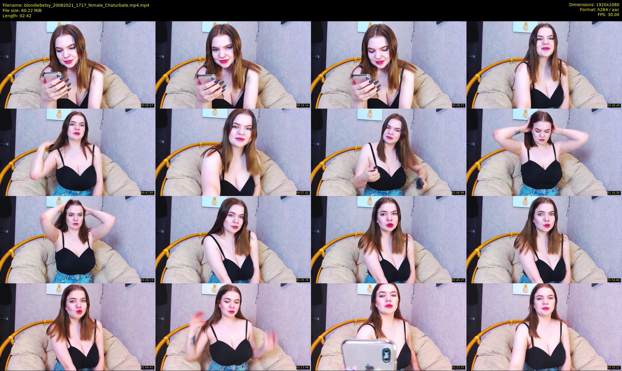 blondiebetsy — 3 minute Chaturbate female cam show recording, 1080p, Aug 20, 2021