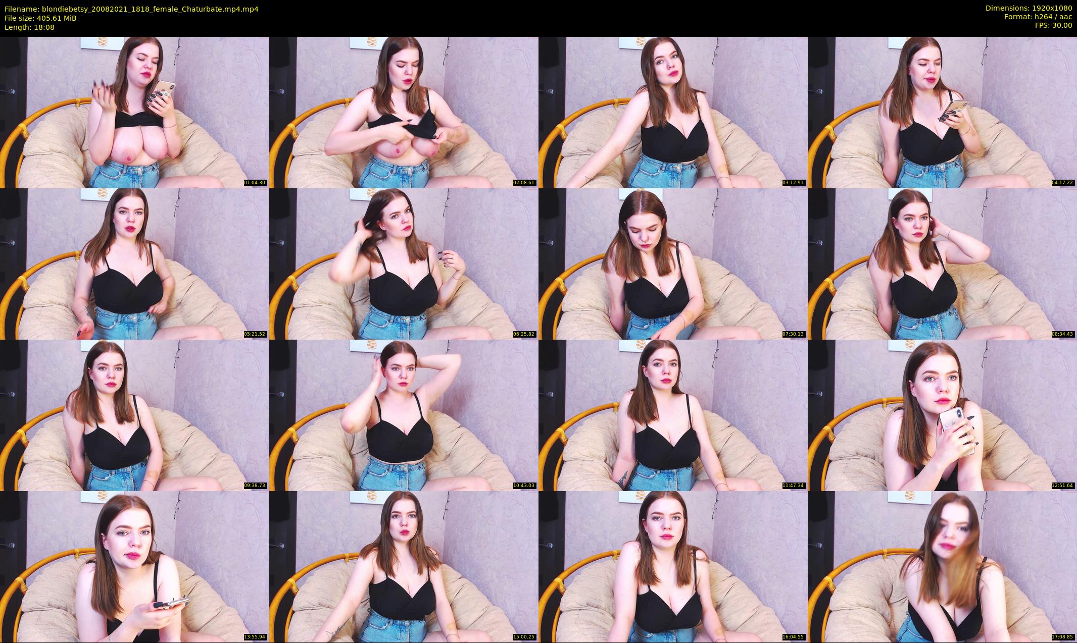 blondiebetsy — 19 minute Chaturbate female cam show recording, 1080p, Aug 20, 2021