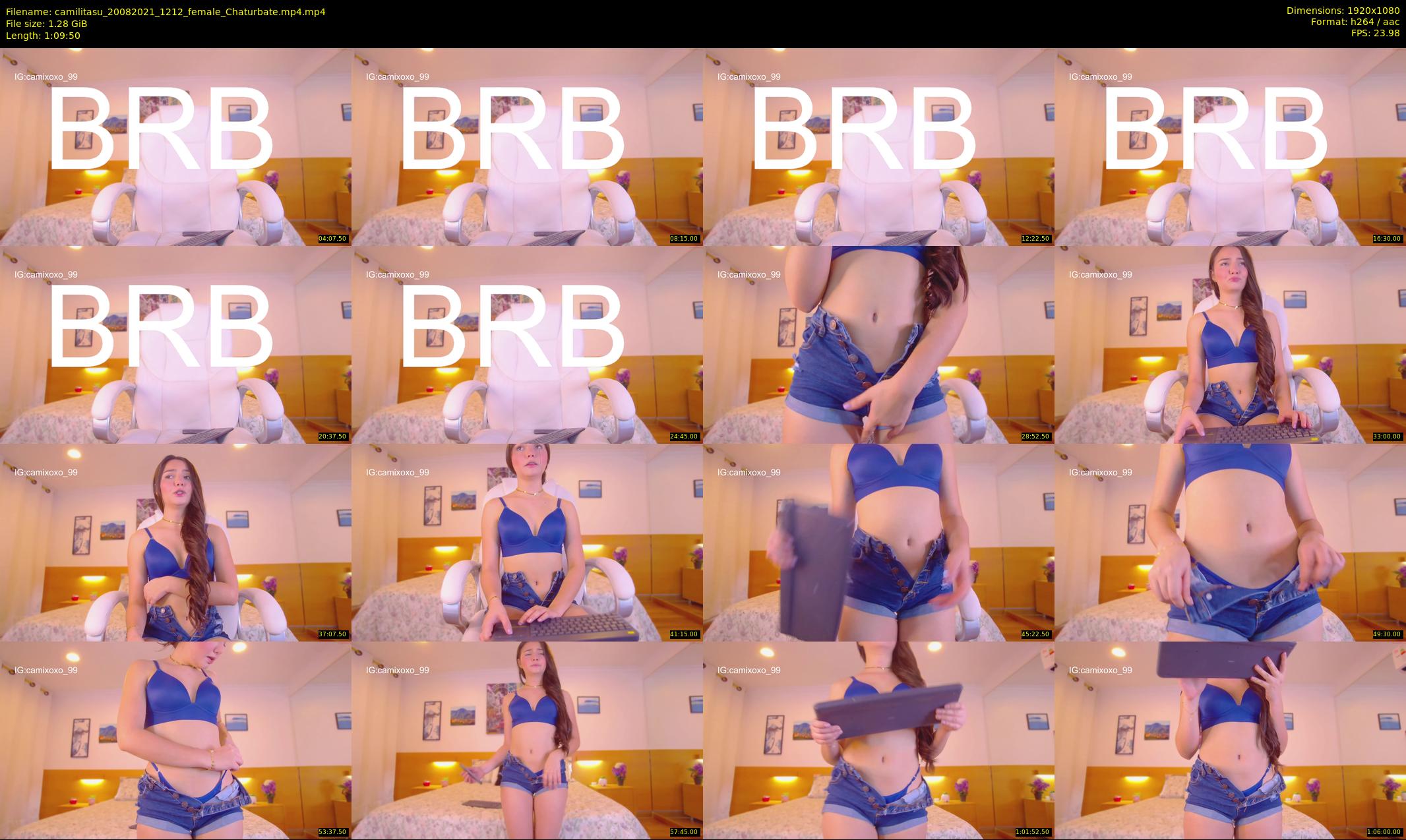 camilitasu — 70 minute Chaturbate female cam show recording, 1080p, Aug 20, 2021