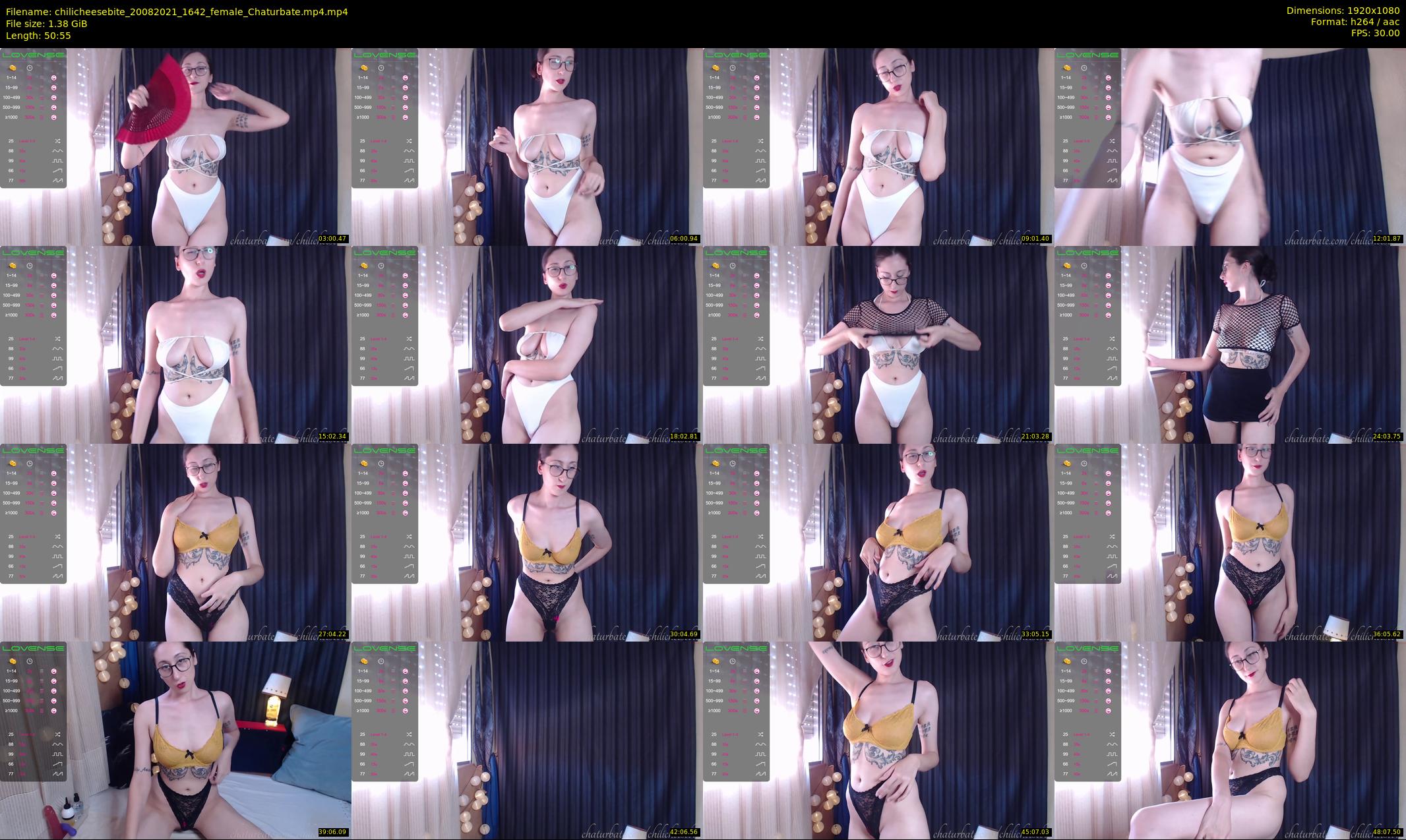 chilicheesebite — 51 minute Chaturbate female cam show recording, 1080p, Aug 20, 2021